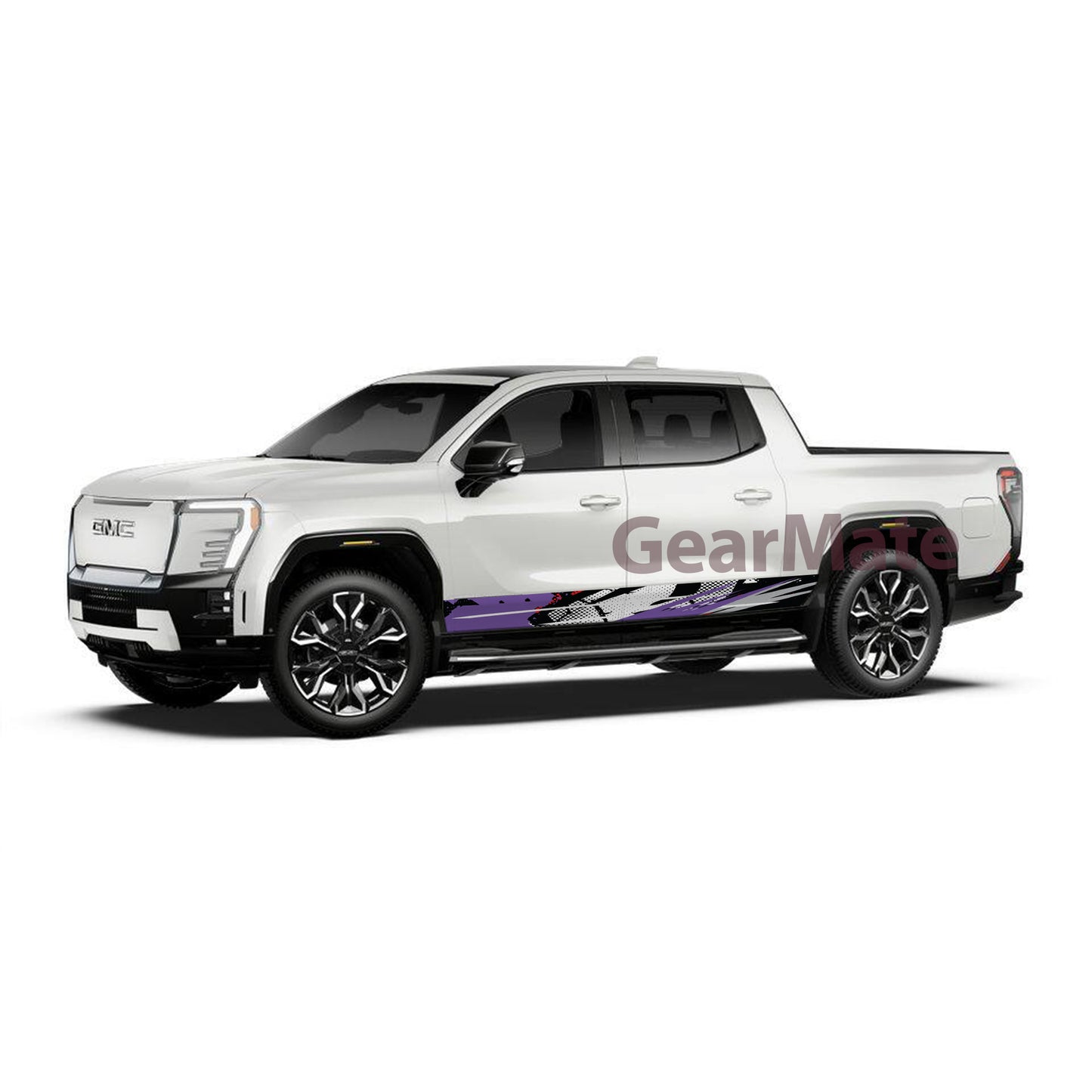 Racing Grunge PR Panel Graphic Decal Kit (Left & Right Sides) - High Quality Vinyl for Trucks & SUVs