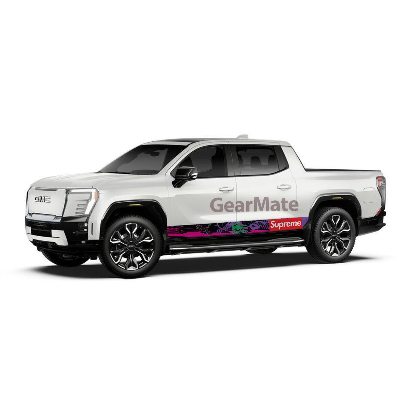 Lascote Fashion Rocker Panel Graphic Decal Kit (Left & Right Sides) - High Quality Vinyl for Trucks & SUVs