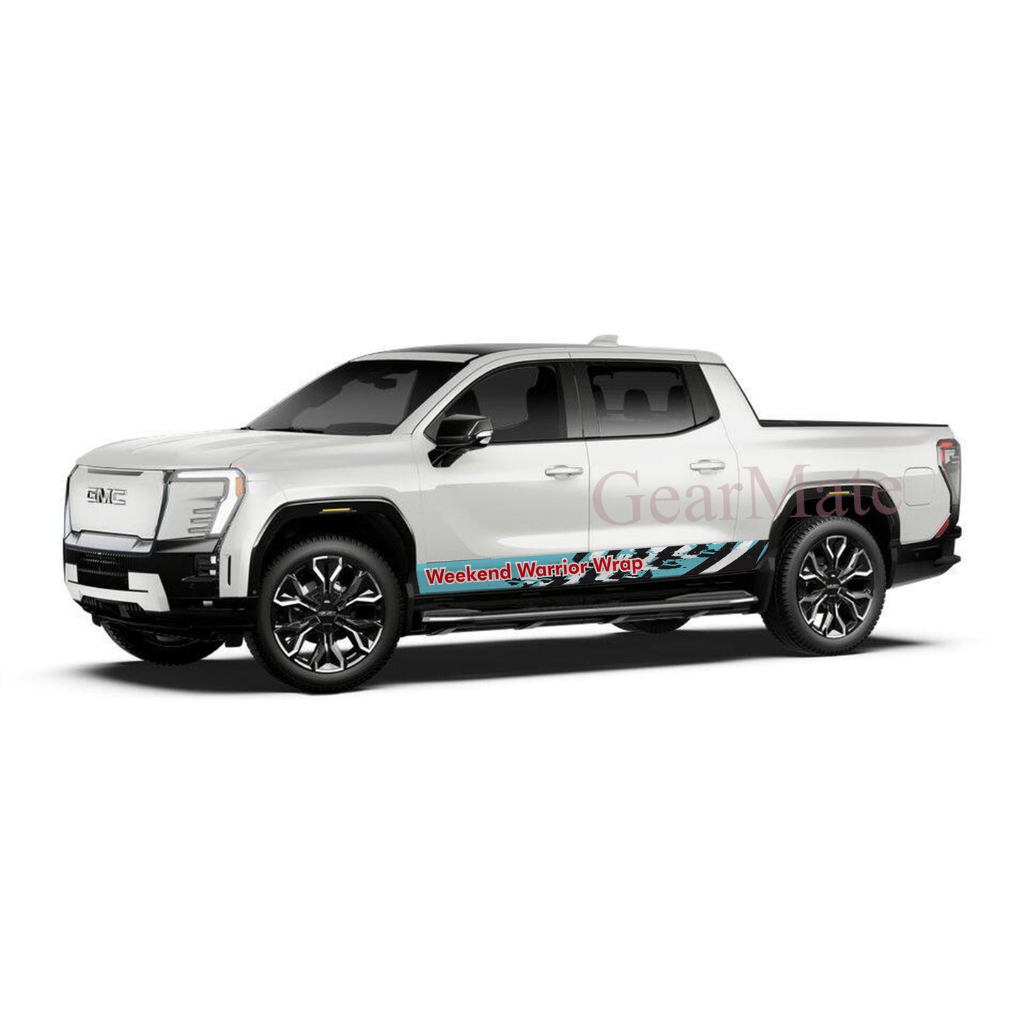 Weekend Warrior Wrap Rocker Panel Graphic Decal Kit (Left & Right Sides) - High Quality Vinyl for Trucks & SUVs
