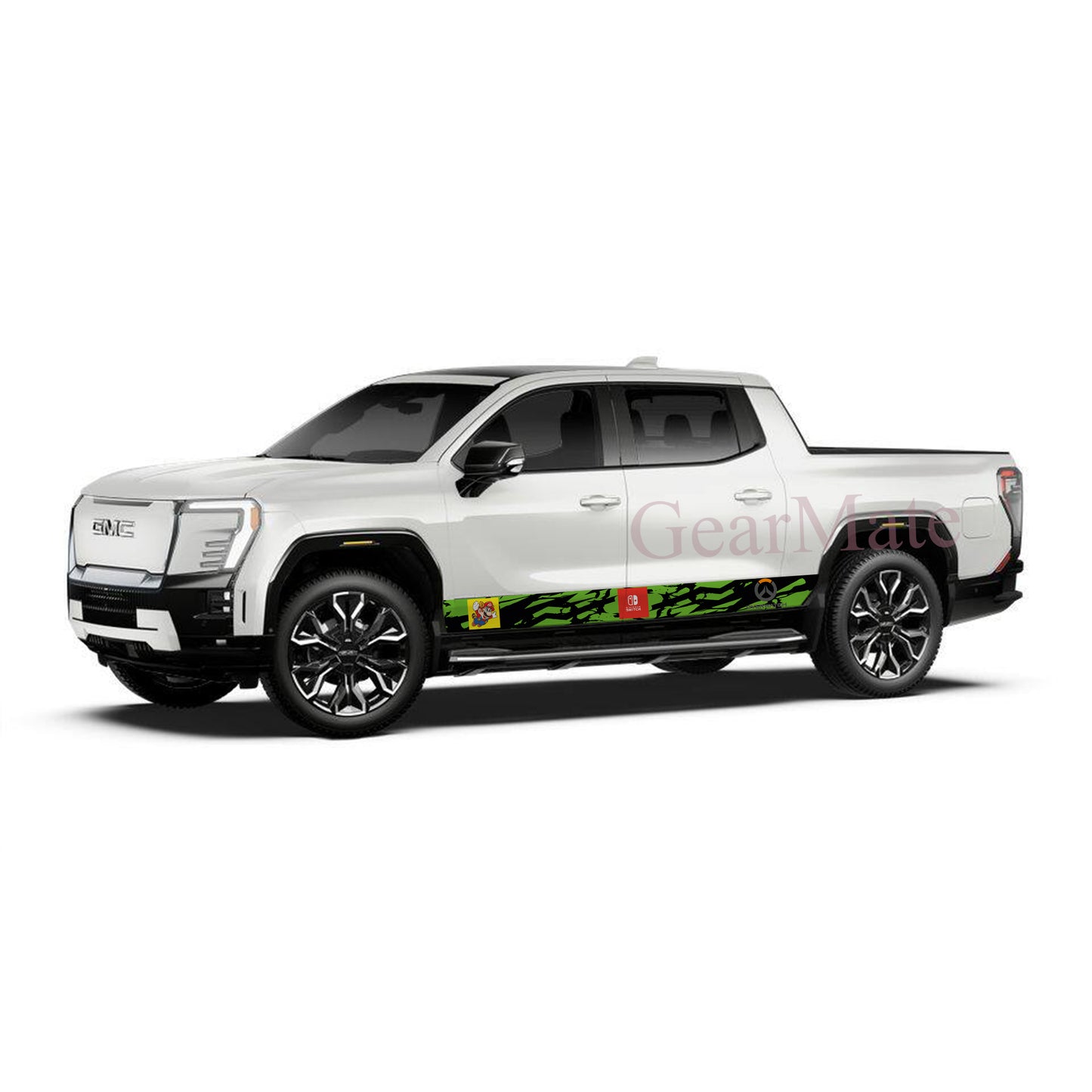 Nintendo Switch Games Rocker Panel Graphic Decal Kit (Left & Right Sides) - High Quality Vinyl for Trucks & SUVs