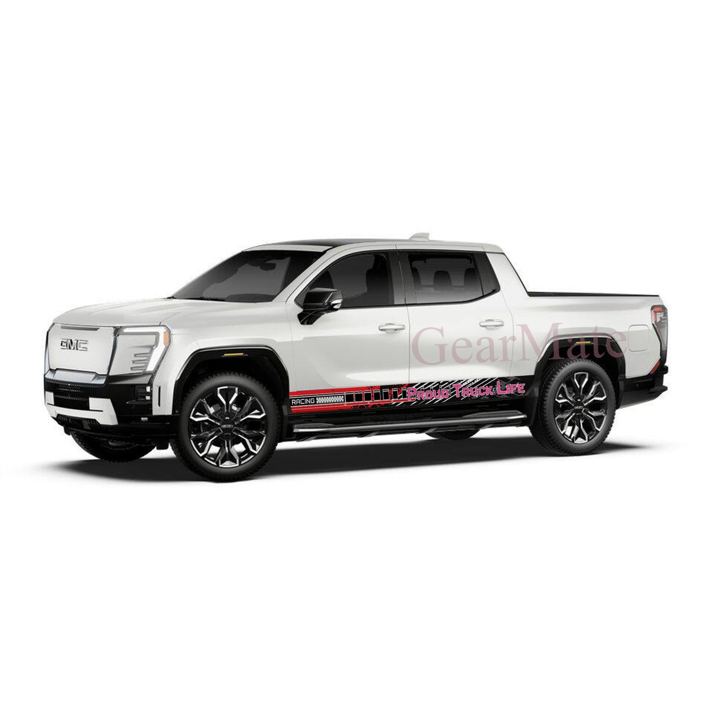 Proud Truck Life Rocker Panel Graphic Decal Kit (Left & Right Sides) - High Quality Vinyl for Trucks & SUVs