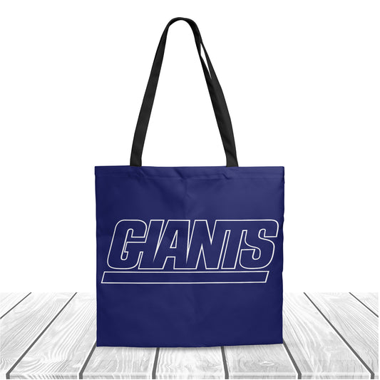 NFL New York Giants Fans Gear Polyester Canvas Tote Bag – Durable and Stylish
