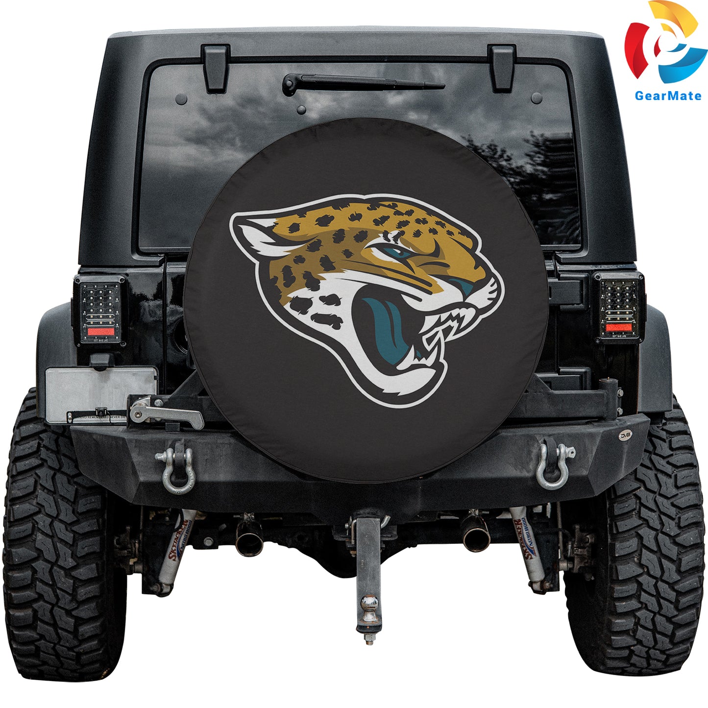 Jacksonville Jaguars NFL Spare Tire Cover – Premium Waterproof UV-Resistant Protector