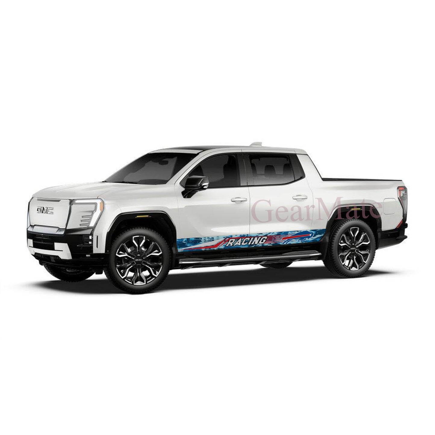 NFL Buffalo Bills Rocker Panel Graphic Decal Kit (Left & Right Sides) - High Quality Vinyl for Trucks & SUVs