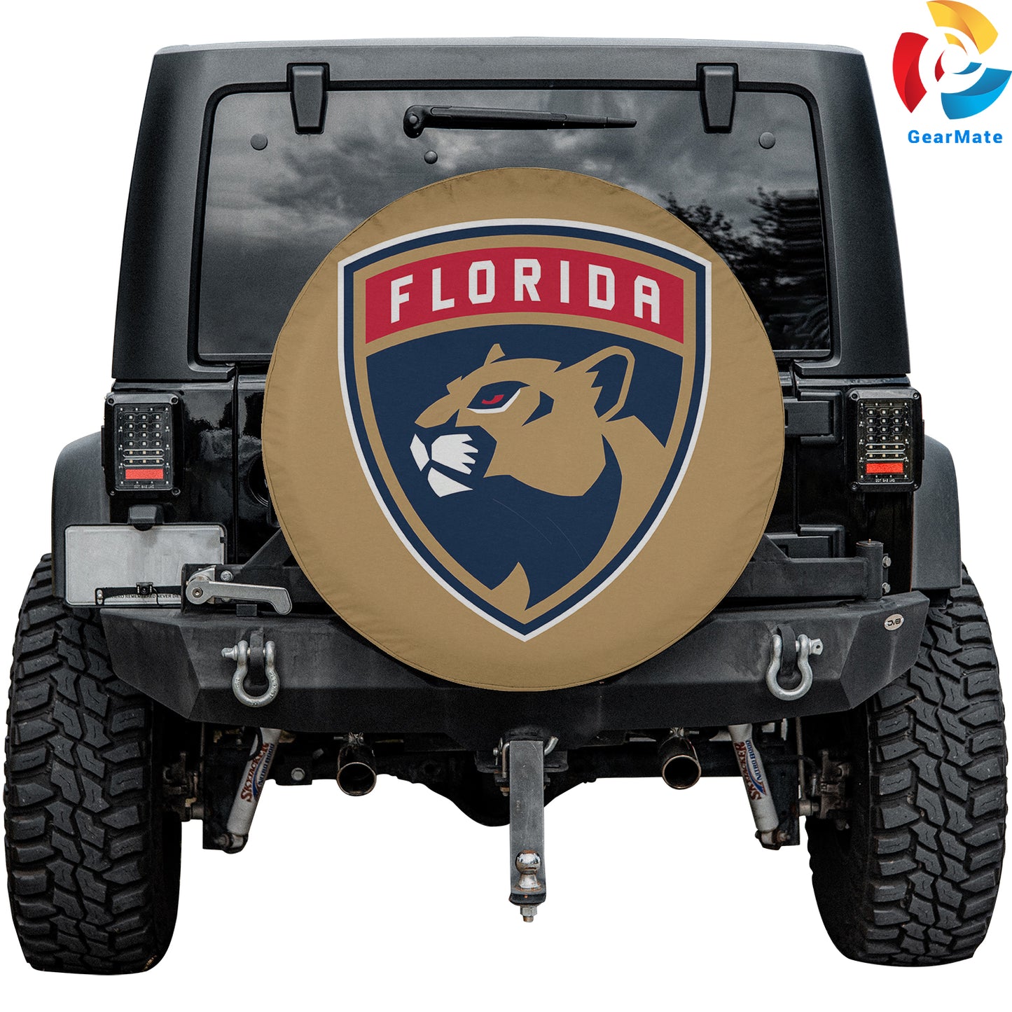 Florida Panthers Hockey Spare Tire Cover – Premium Waterproof UV-Resistant Protector