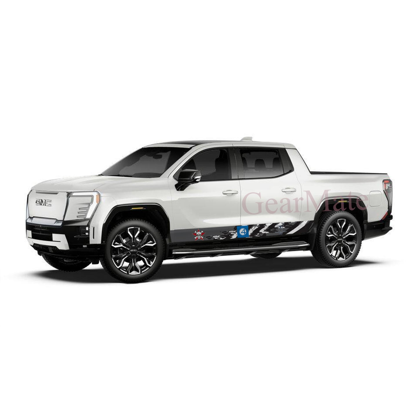 Racing Speed Fantastic 4 Rocker Panel Graphic Decal Kit (Left & Right Sides) - High Quality Vinyl for Trucks & SUVs