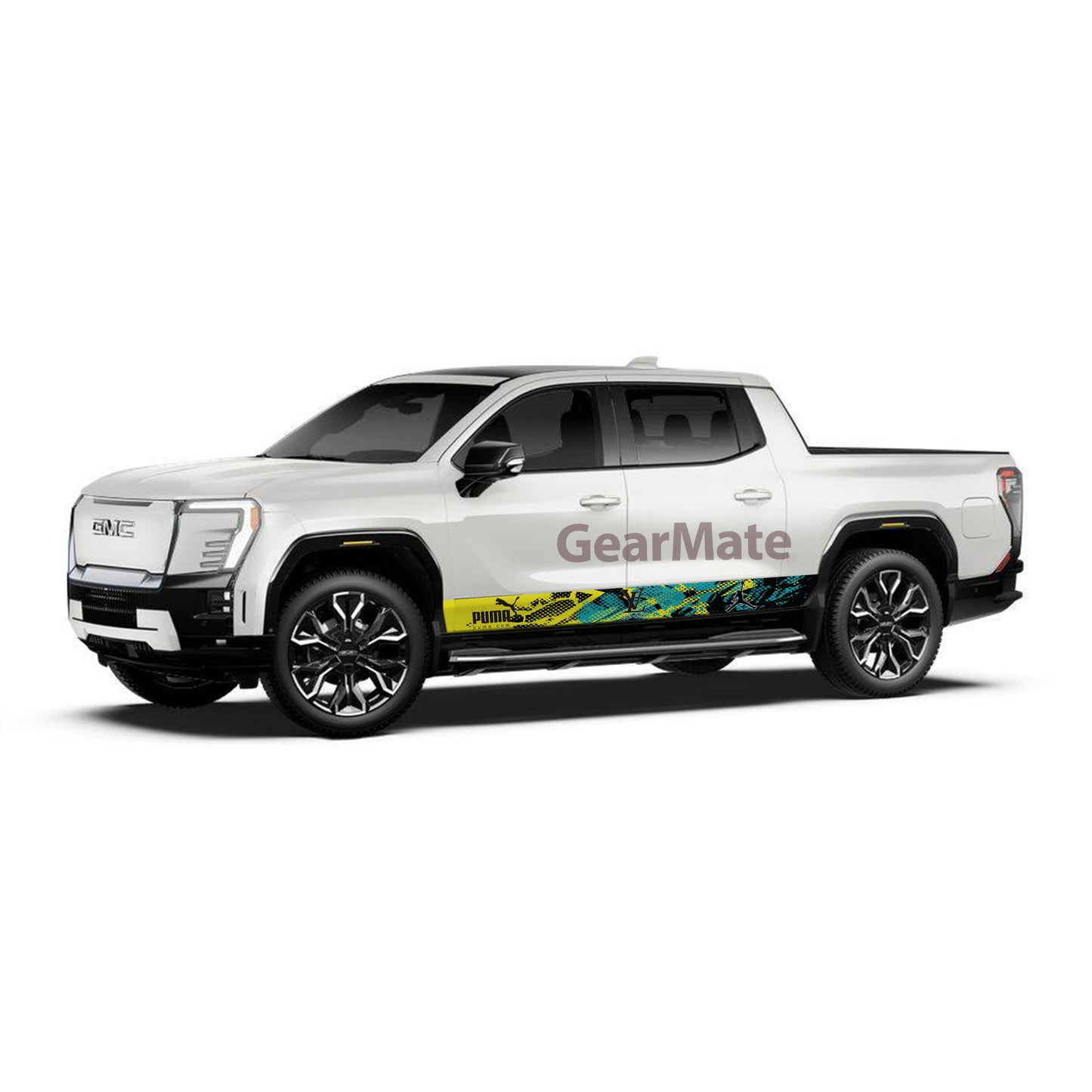 Sport YG Louis Vuitton Fashion Rocker Panel Graphic Decal Kit (Left & Right Sides) - High Quality Vinyl for Trucks & SUVs