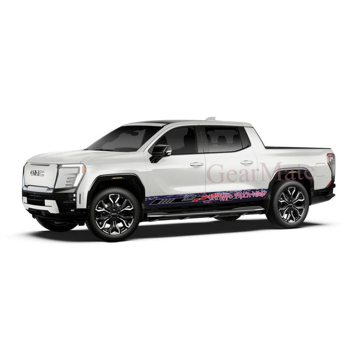 Untamed Truck Power Rocker Panel Graphic Decal Kit (Left & Right Sides) - High Quality Vinyl for Trucks & SUVs