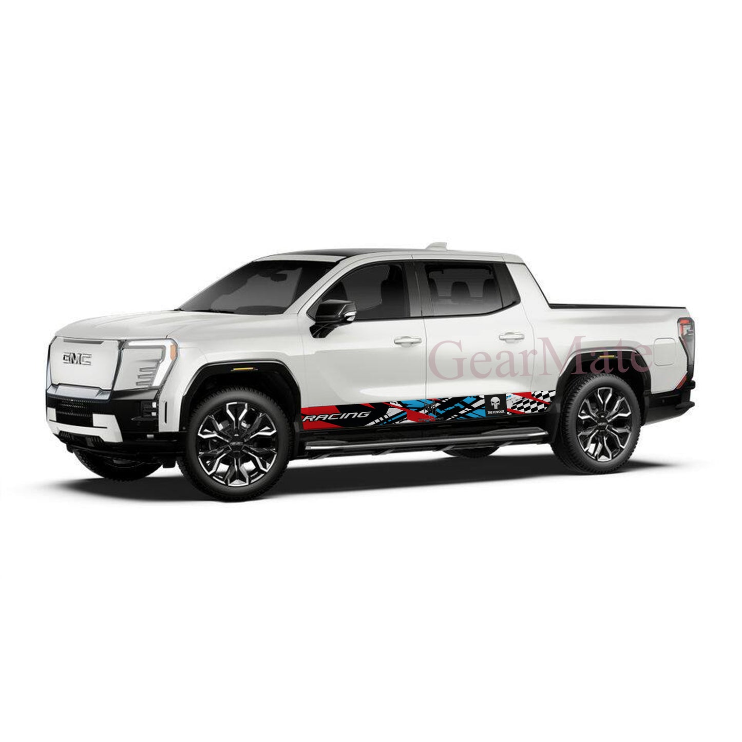 Racing Red Blue Spiderman Rocker Panel Graphic Decal Kit (Left & Right Sides) - High Quality Vinyl for Trucks & SUVs