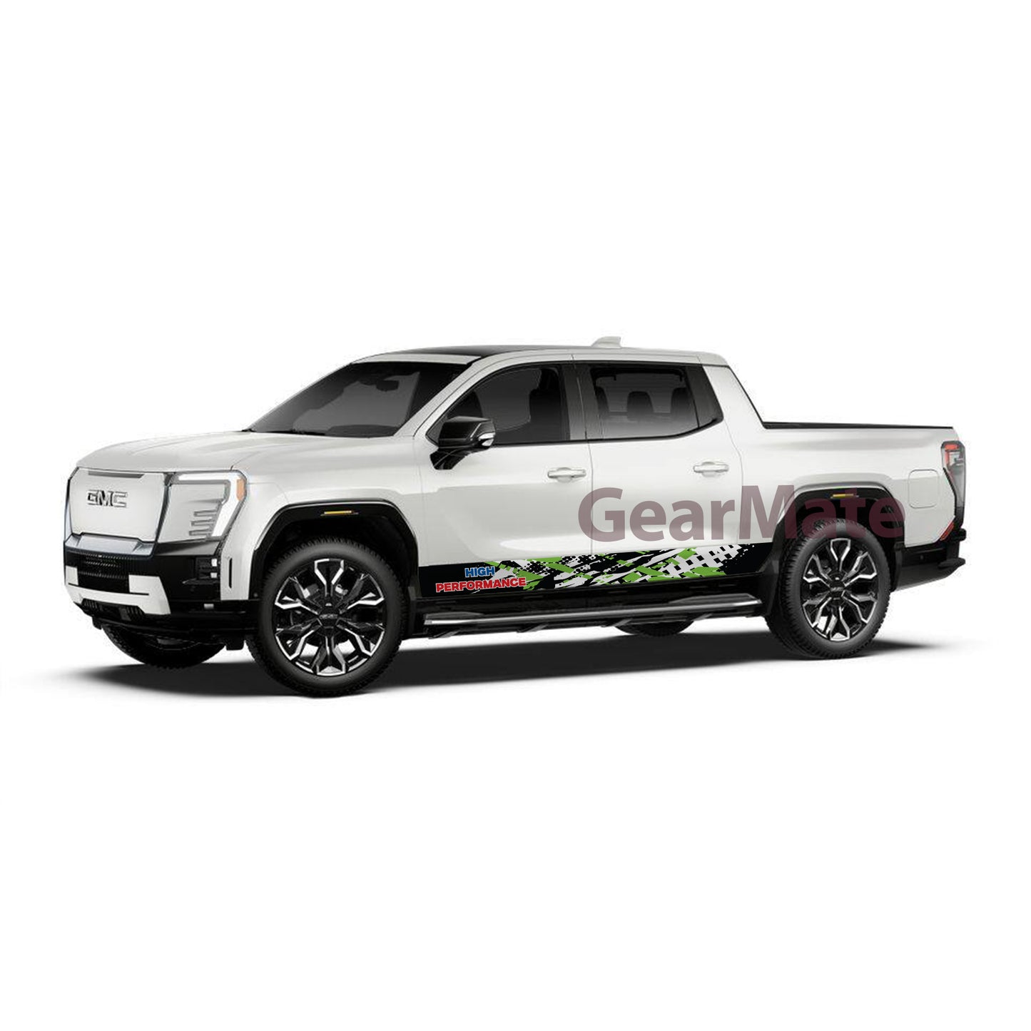 High-Performance Edge Rocker Panel Graphic Decal Kit (Left & Right Sides) - High Quality Vinyl for Trucks & SUVs
