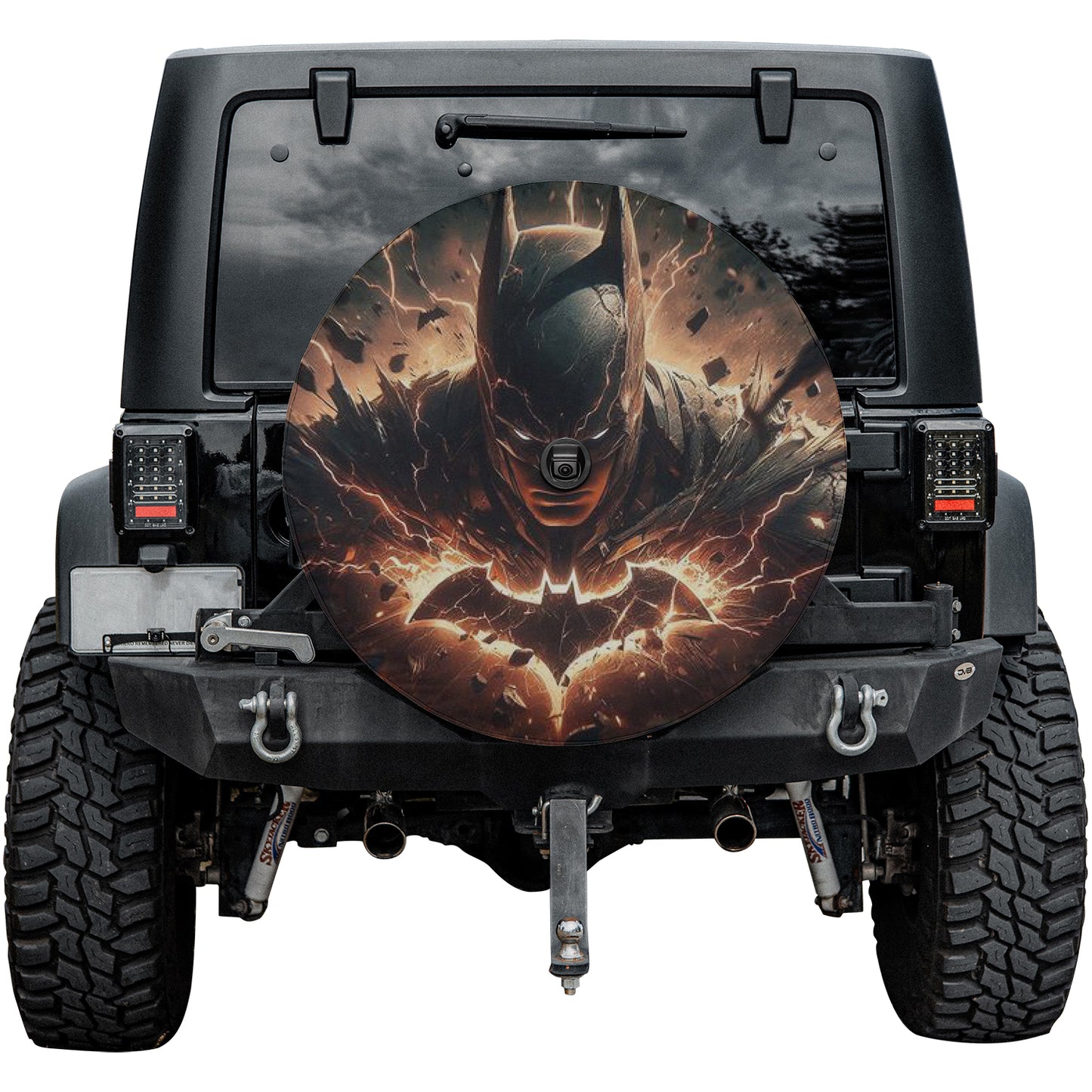 DC Batman Spare Tire Cover – Premium Waterproof UV Resistant Protector