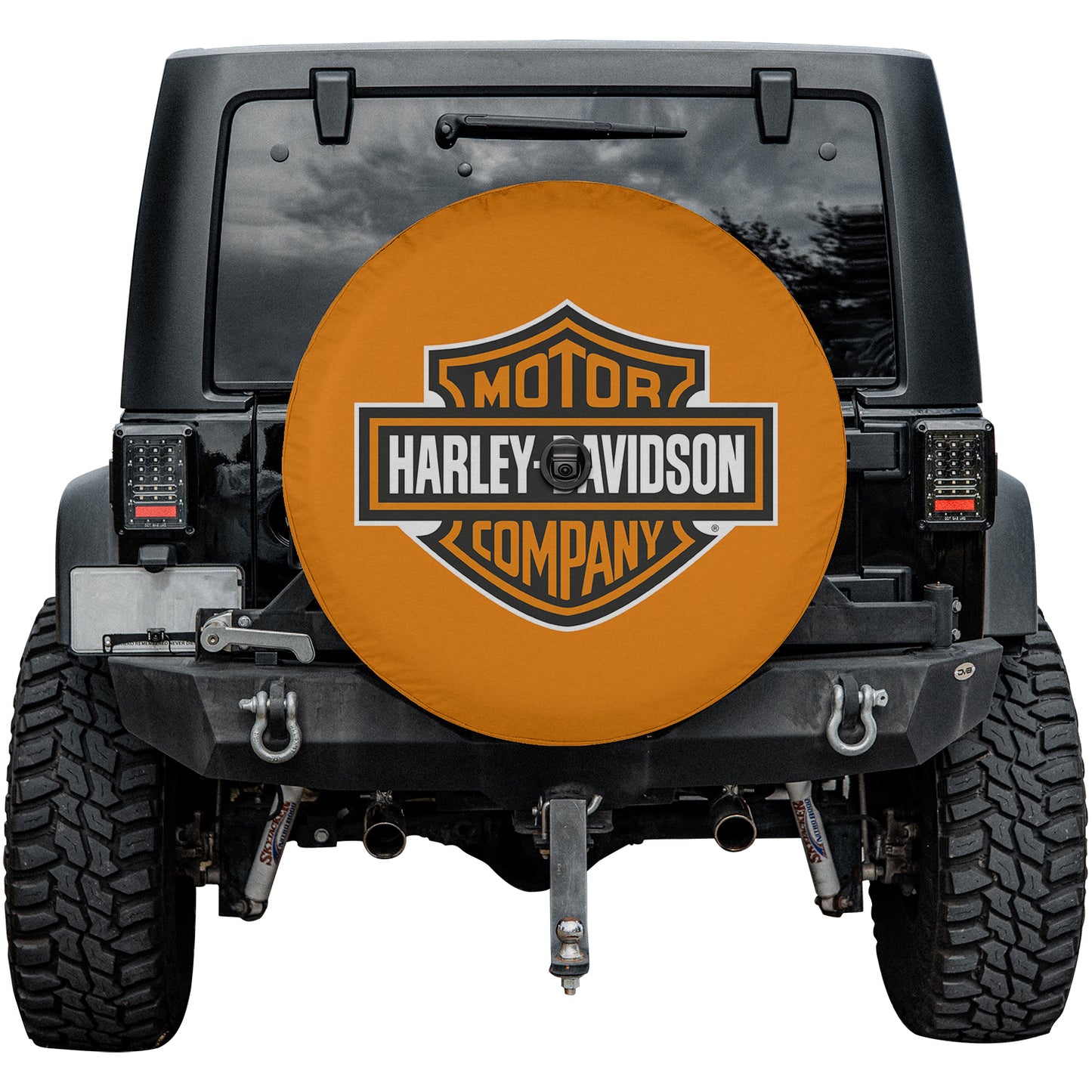 Harley Davidson Spare Tire Cover – Premium Waterproof UV Resistant Protector