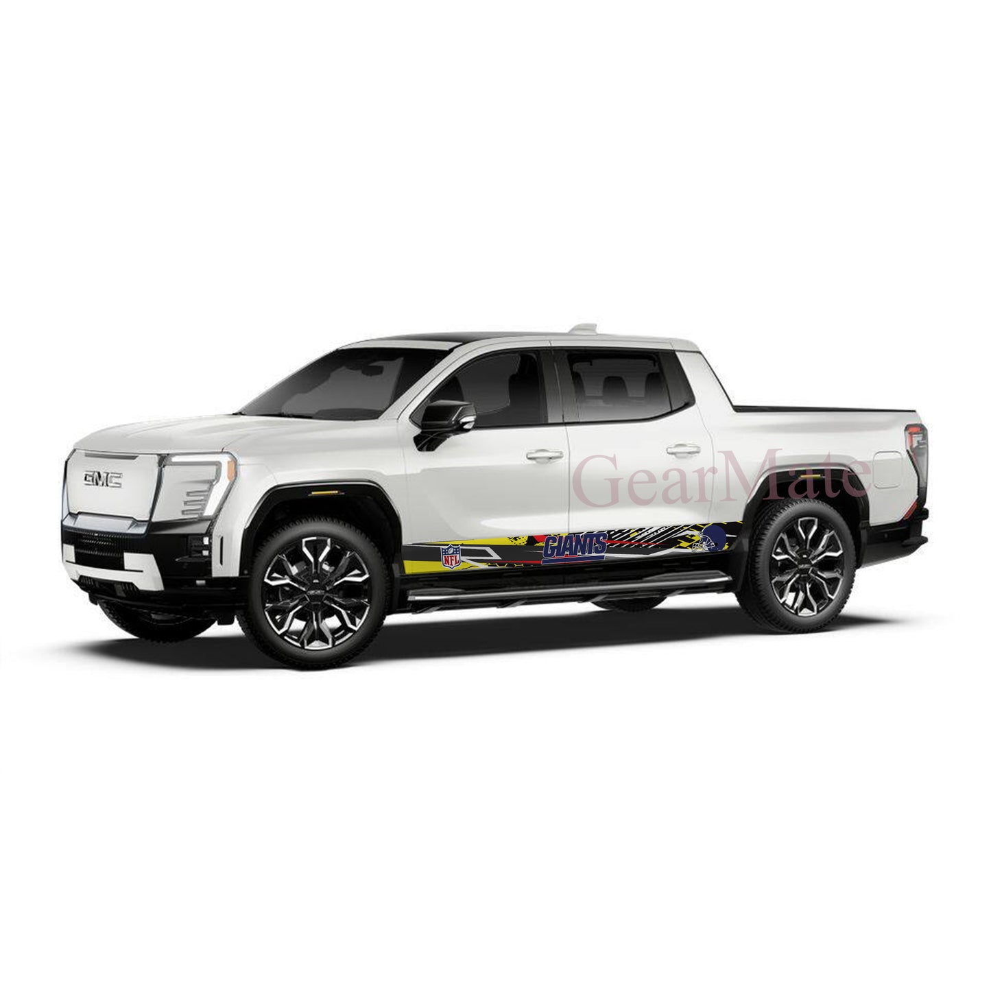 NFL New York Giants Rocker Panel Graphic Decal Kit (Left & Right Sides) - High Quality Vinyl for Trucks & SUVs