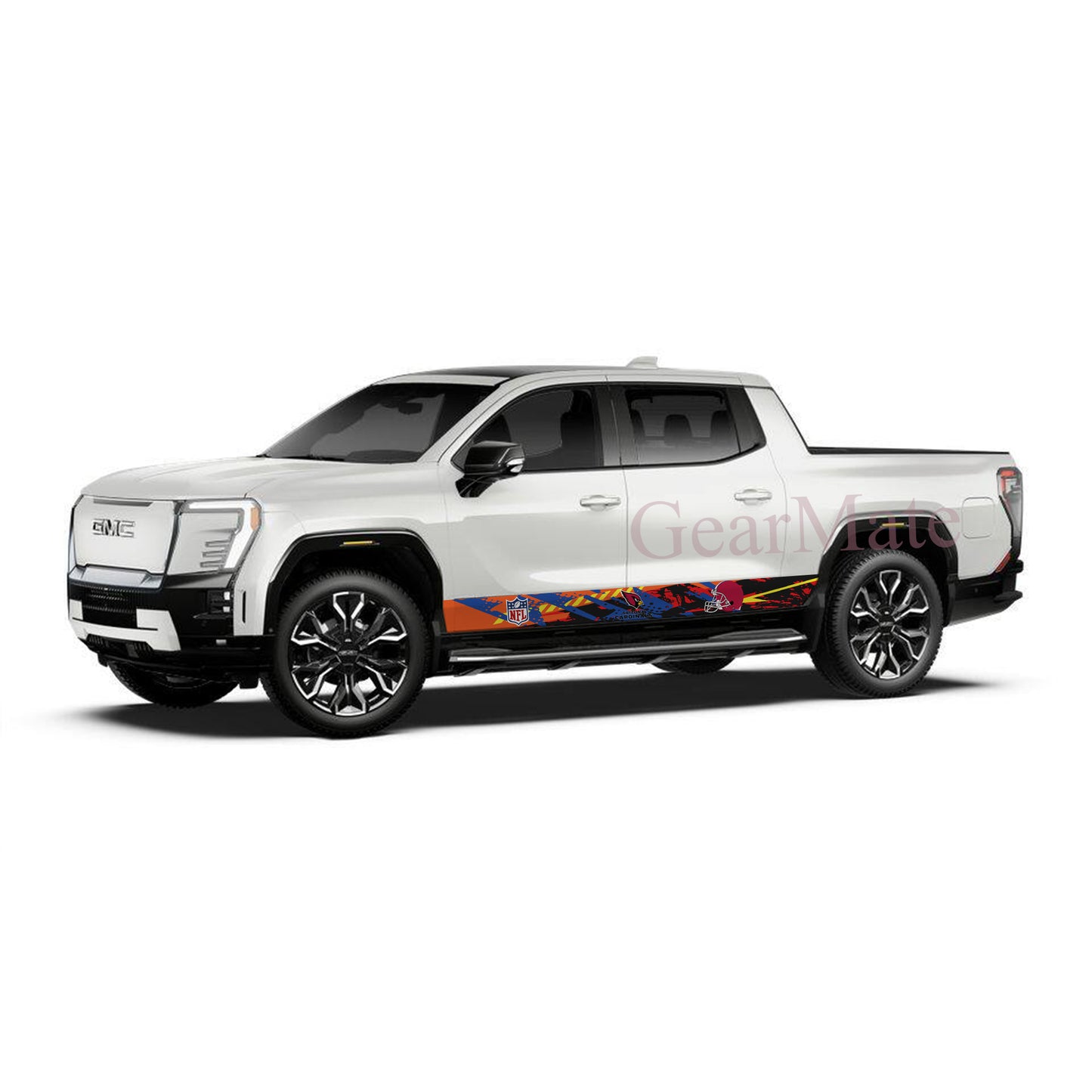 NFL Arizona Cardinals Rocker Panel Graphic Decal Kit (Left & Right Sides) - High Quality Vinyl for Trucks & SUVs