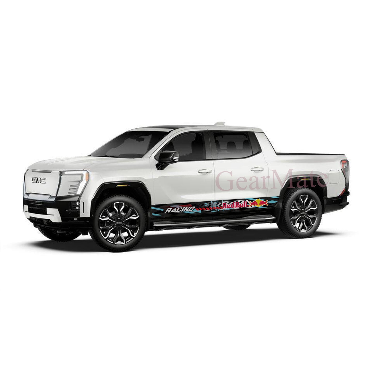 Born To Haul Redbull Rocker Panel Graphic Decal Kit (Left & Right Sides) - High Quality Vinyl for Trucks & SUVs