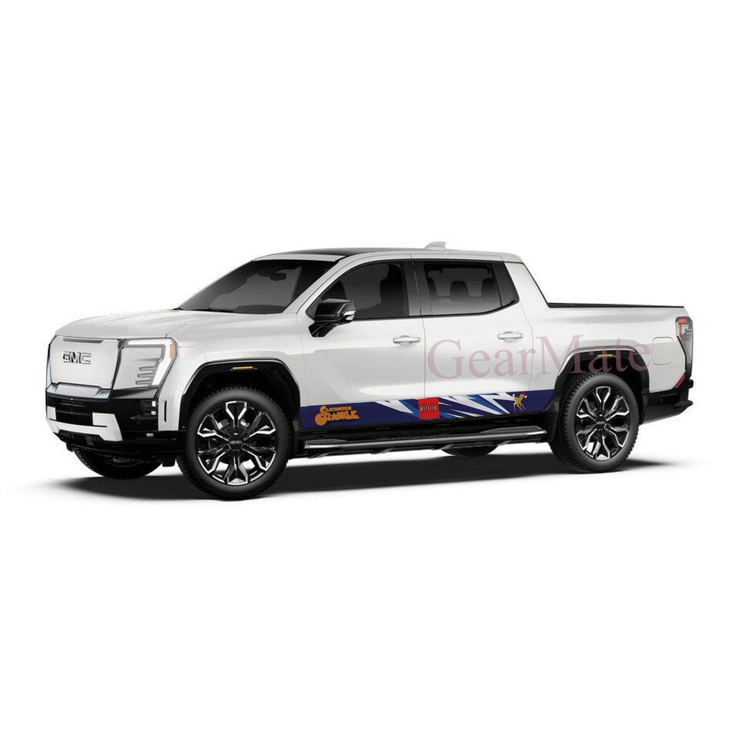 High Octane Netflix Rocker Panel Graphic Decal Kit (Left & Right Sides) - High Quality Vinyl for Trucks & SUVs
