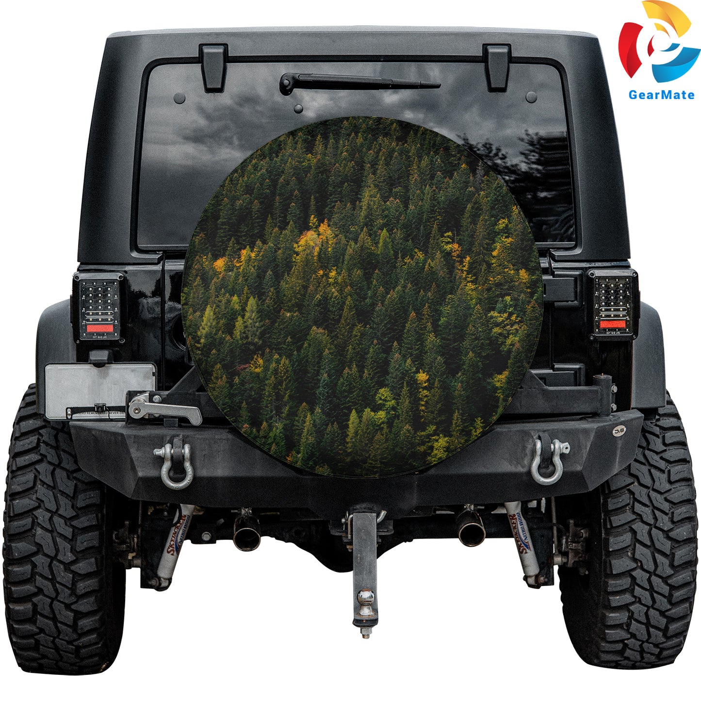 Nature Forest Trees Spare Tire Cover – Premium Waterproof UV Resistant Protector
