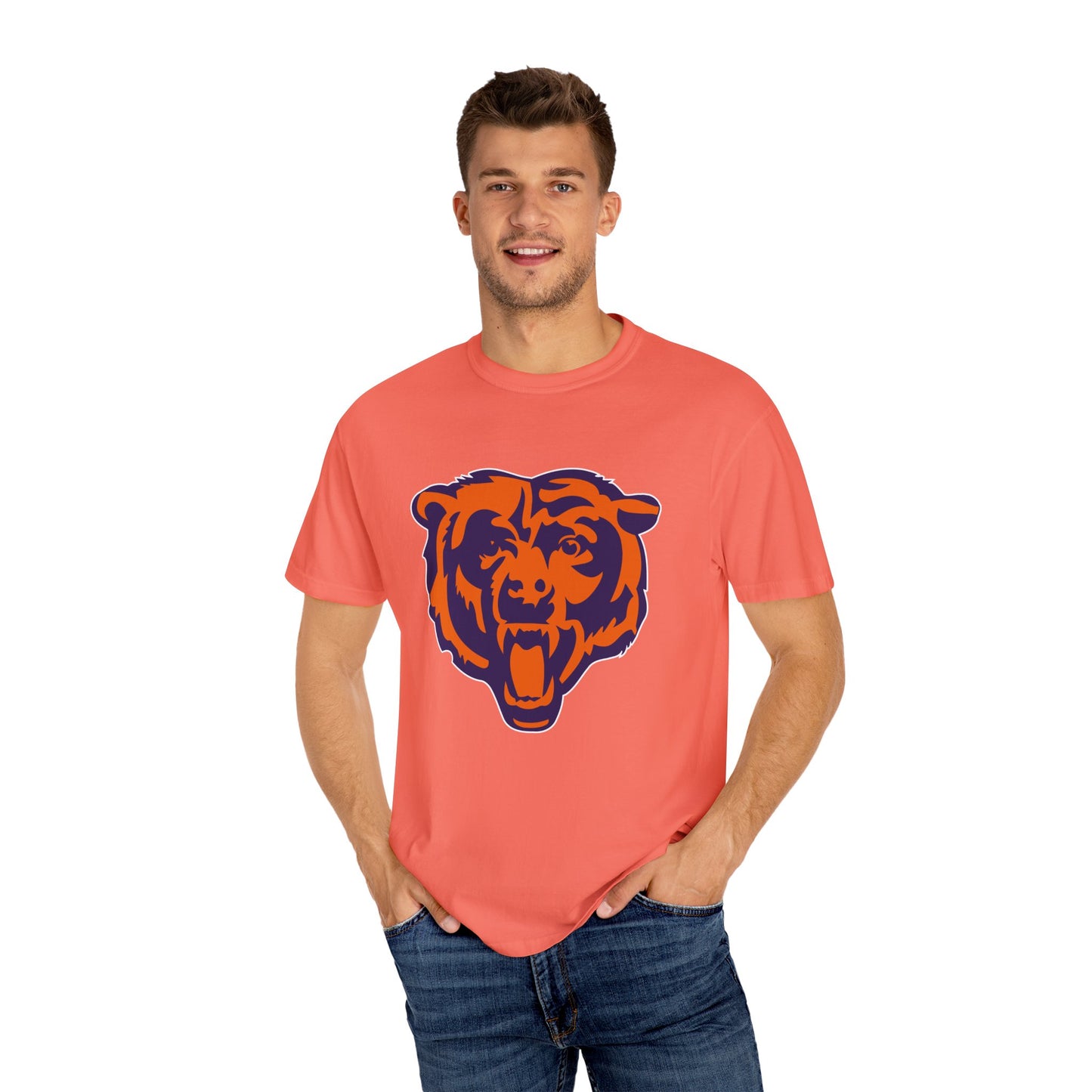 Chicago Bears Gear Garment-Dyed T-Shirt – Premium Cotton Tee for Customization