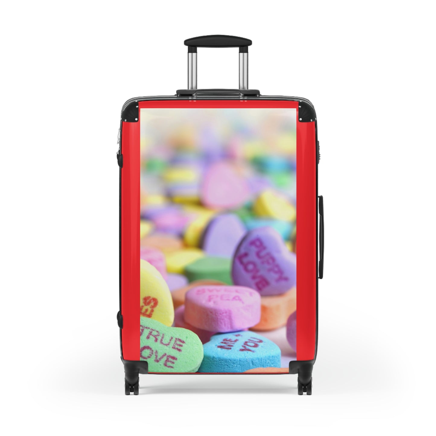 Love Heart Valentine Art Carry-On Suitcase - Stylish Luggage for Travelers