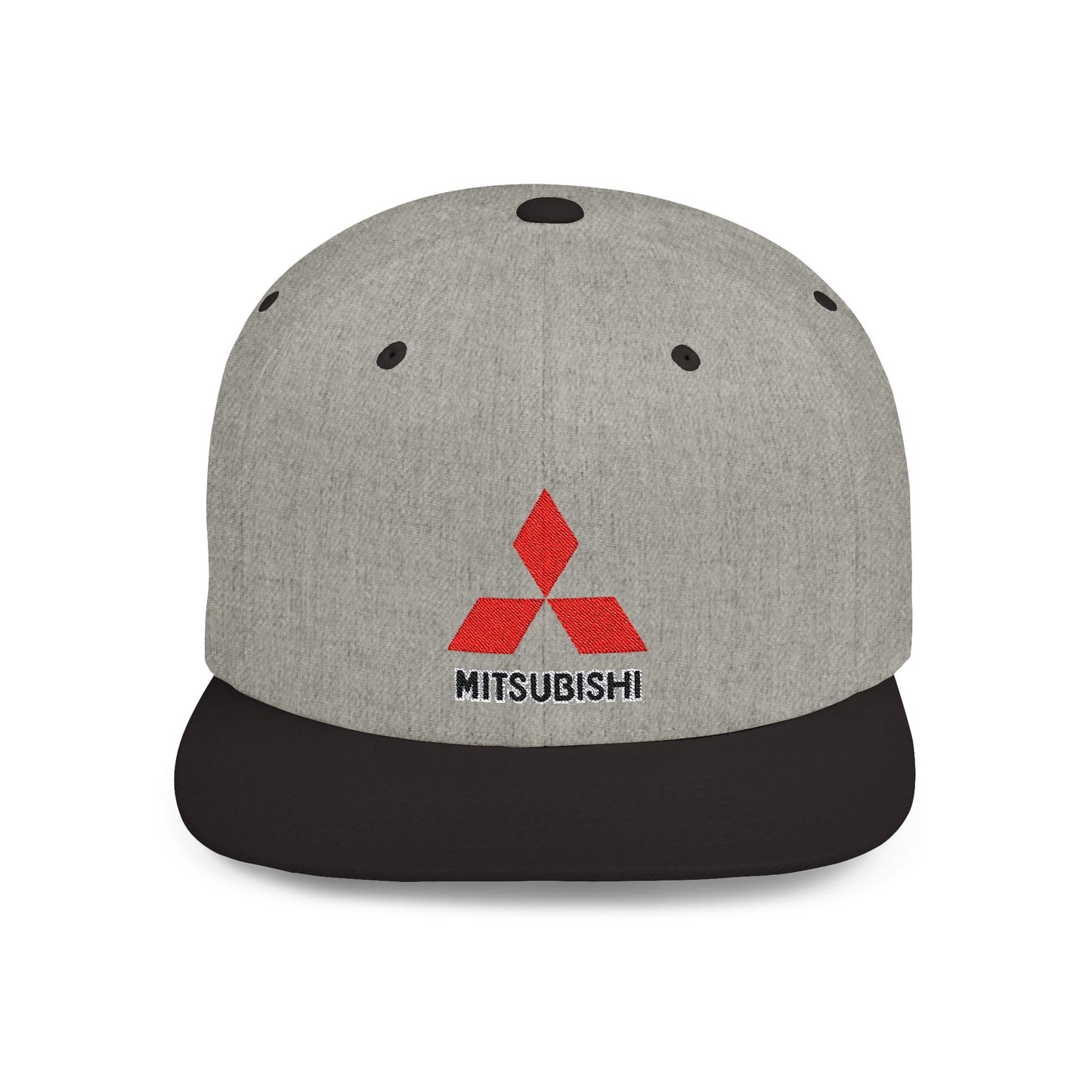 Mitsubishi Flat Bill Snapback – Lightweight, Custom Fit, Premium Quality