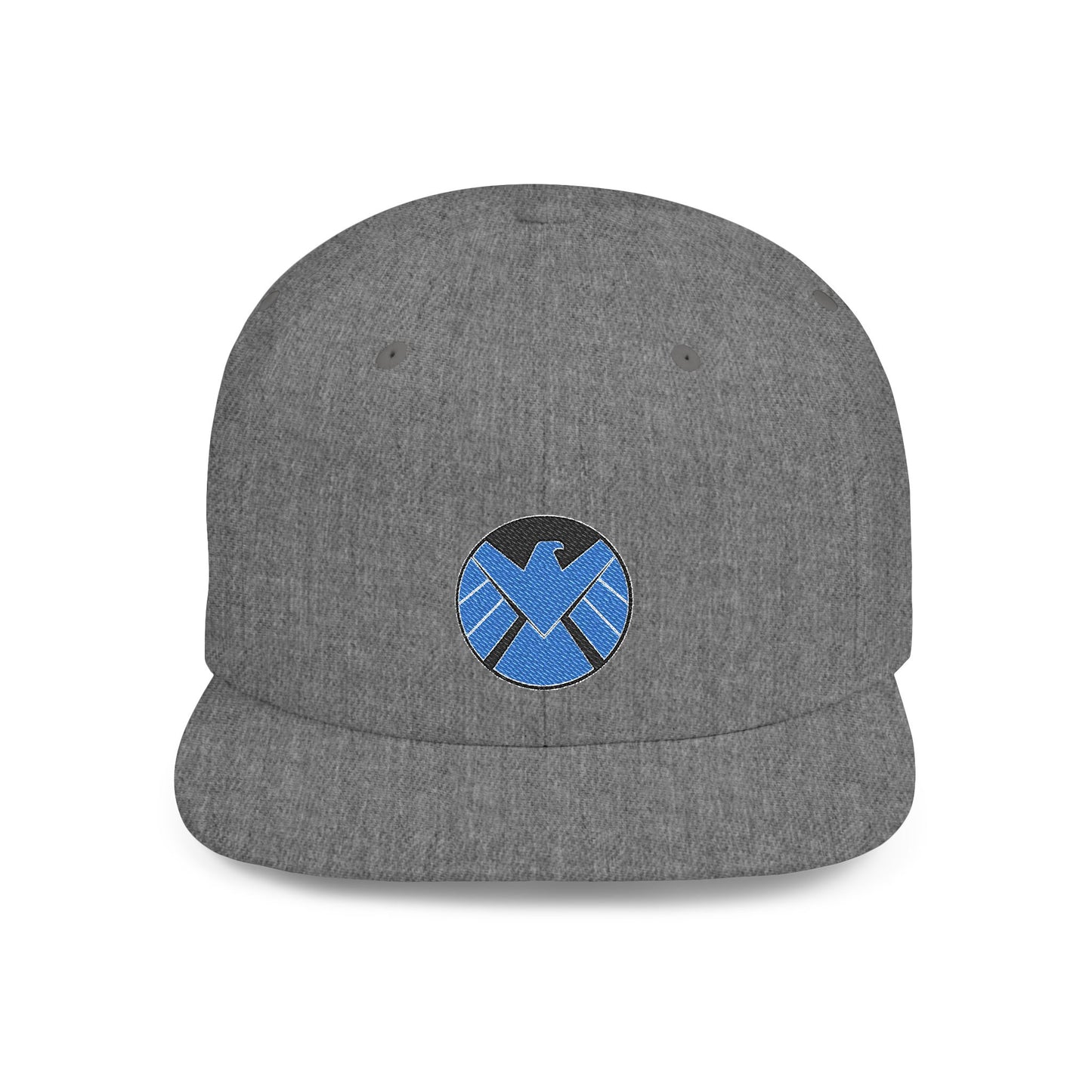 Marvel Shield Flat Bill Snapback – Lightweight, Custom Fit, Premium Quality