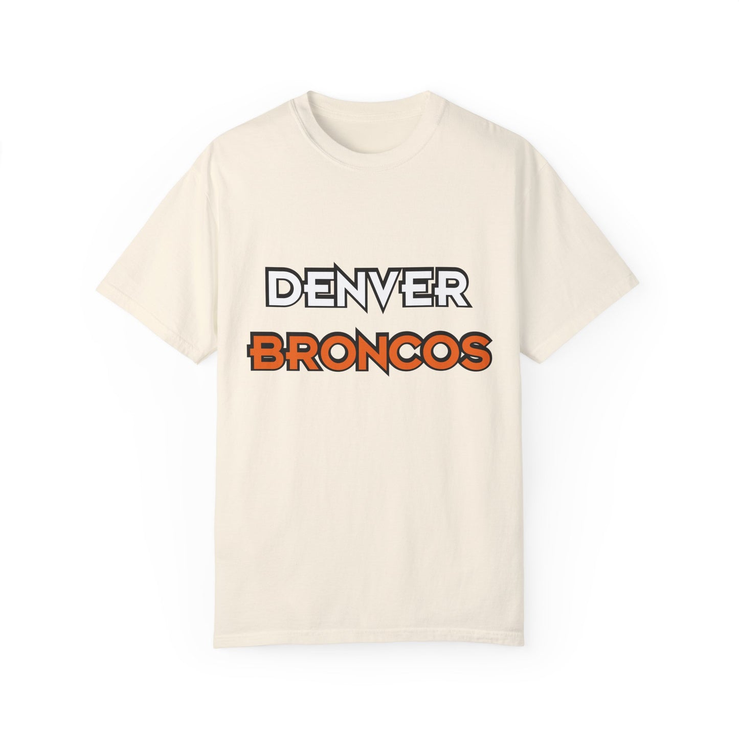 Denver Broncos Pride Garment-Dyed T-Shirt – Premium Cotton Tee for Customization