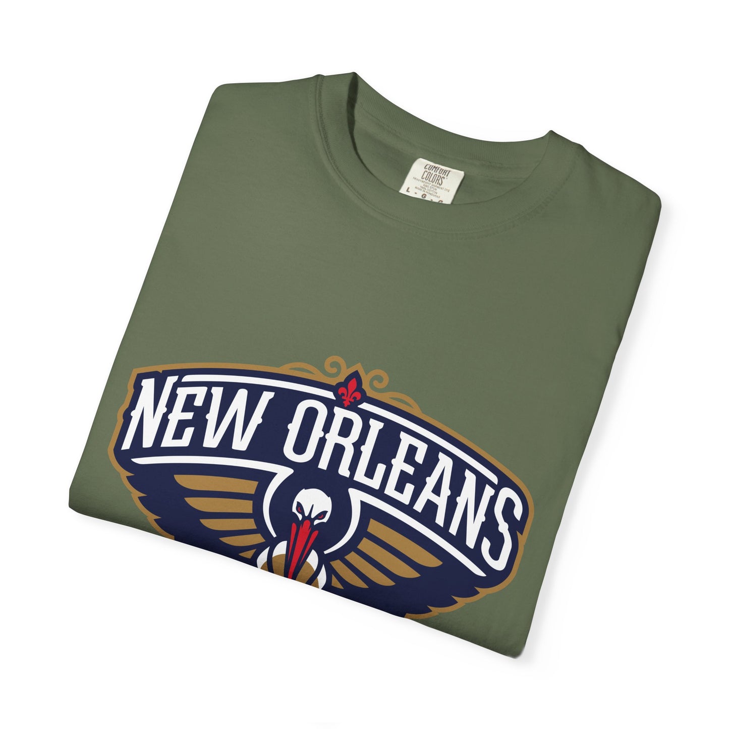 New Orleans Pelicans Garment-Dyed T-Shirt – Premium Cotton Tee for Customization