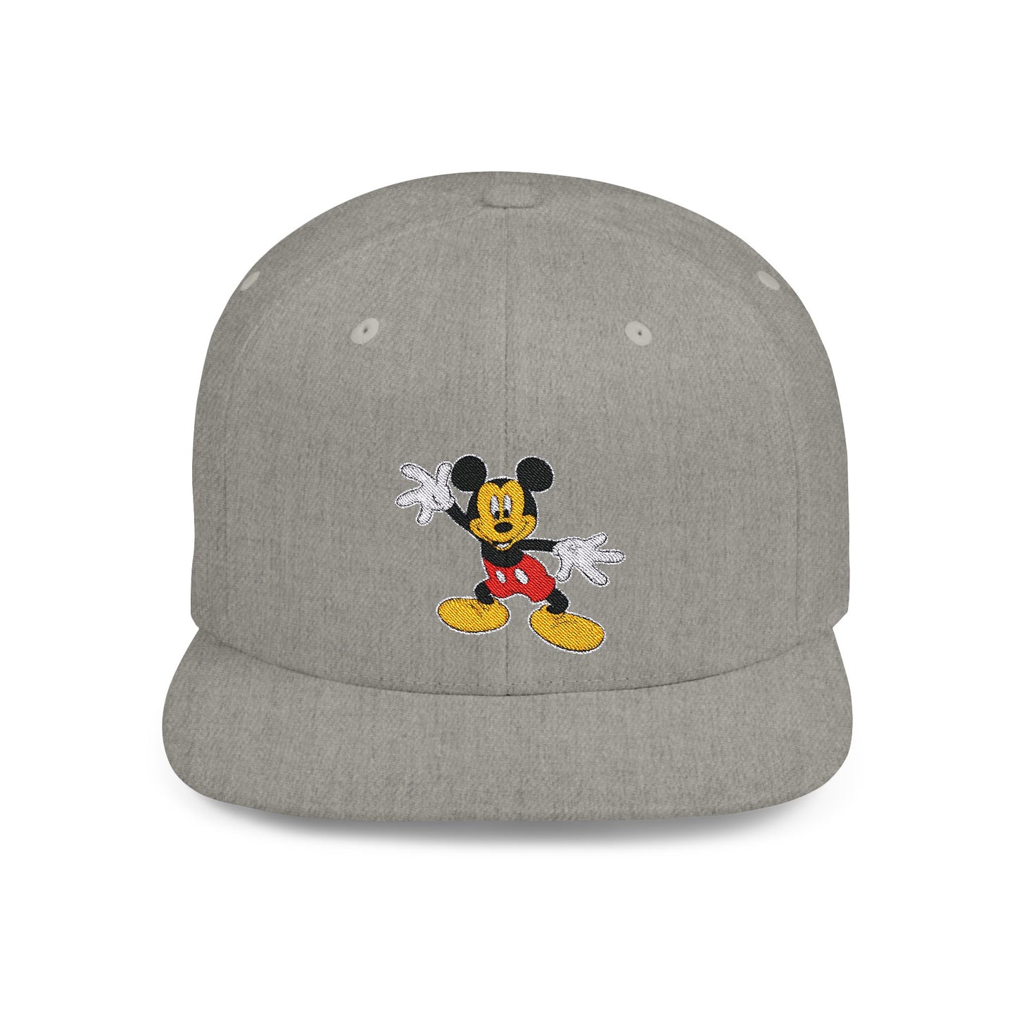 Mickey Mouse Fun Disney Flat Bill Snapback – Lightweight, Custom Fit, Premium Quality