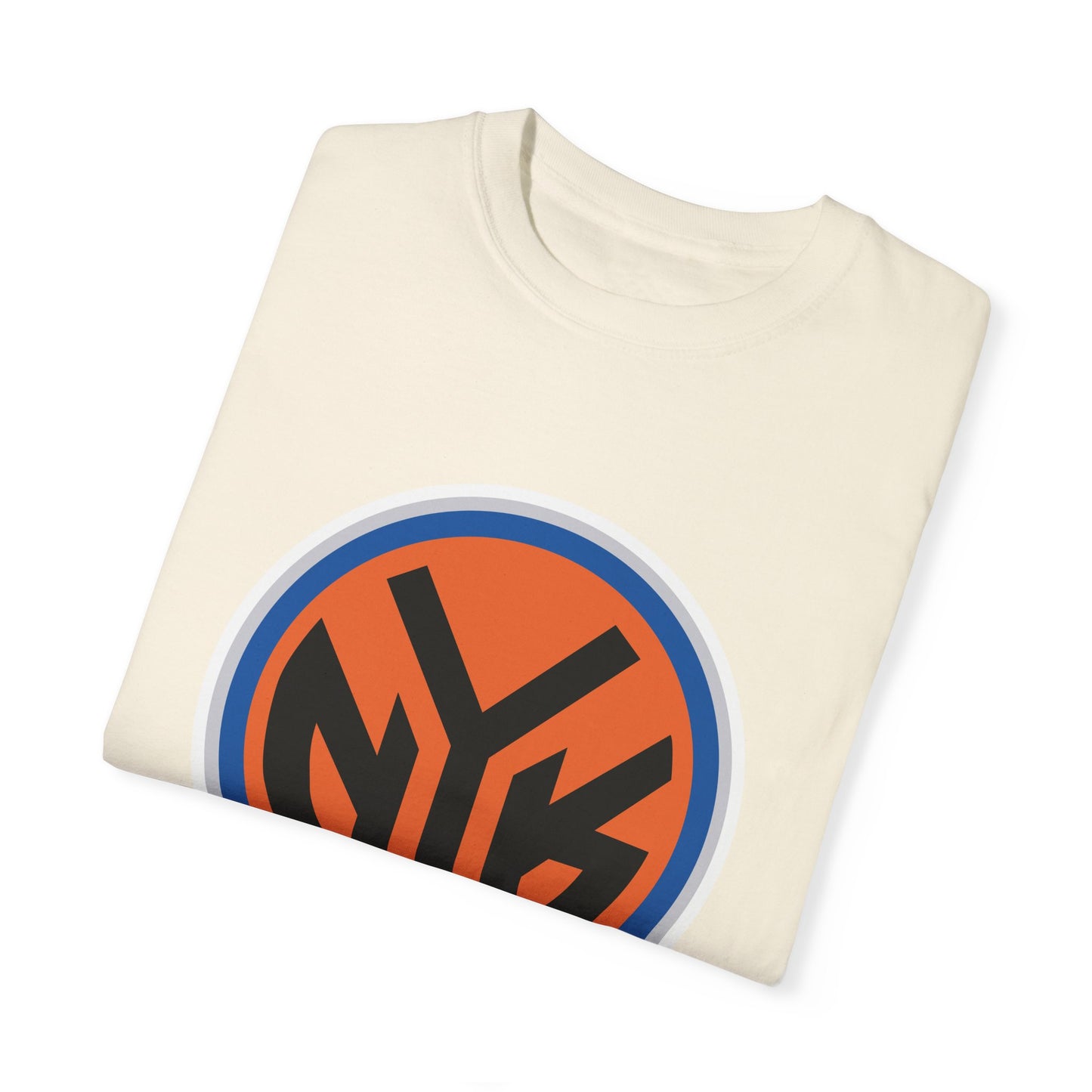 New York Knicks Basketball Fanatics Garment-Dyed T-Shirt – Premium Cotton Tee for Customization