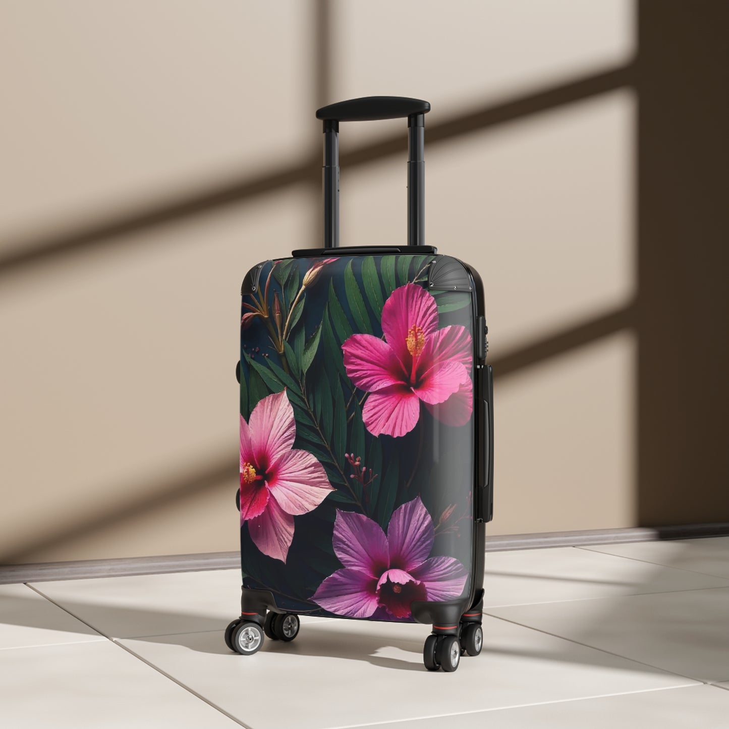 Nature Flowers Floral Beautiful Flower And Leaf Art Carry-On Suitcase - Stylish Luggage for Travelers