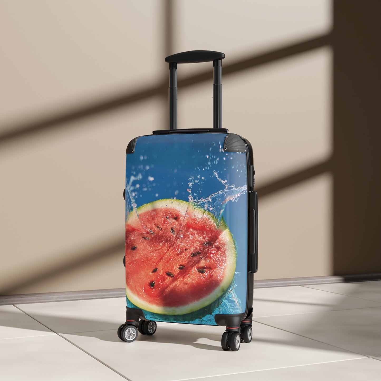 Nature Summer Watermelon Splash Carry-On Suitcase - Stylish Luggage for Travelers