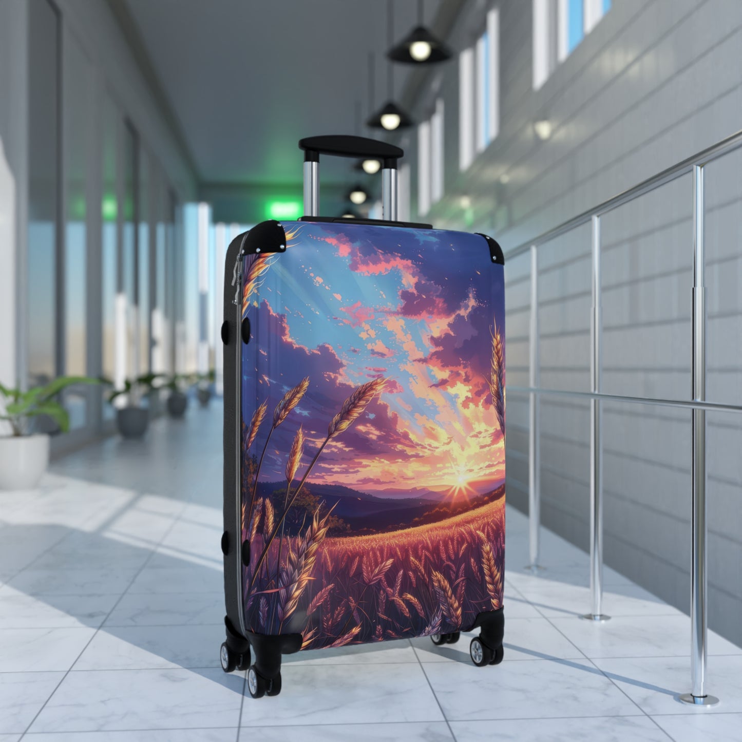 Nature Sunset Stunning Art Carry-On Suitcase - Stylish Luggage for Travelers