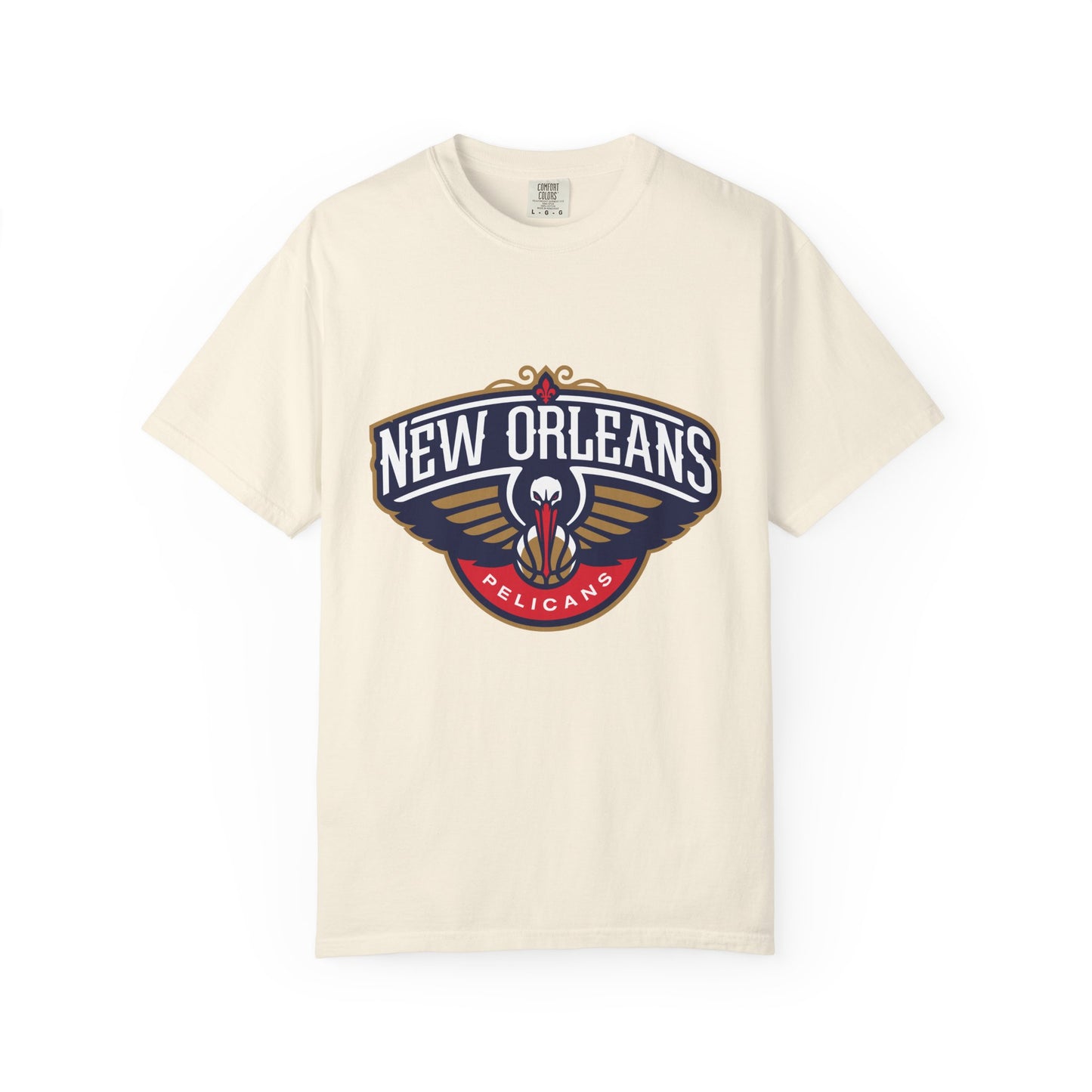 New Orleans Pelicans Garment-Dyed T-Shirt – Premium Cotton Tee for Customization