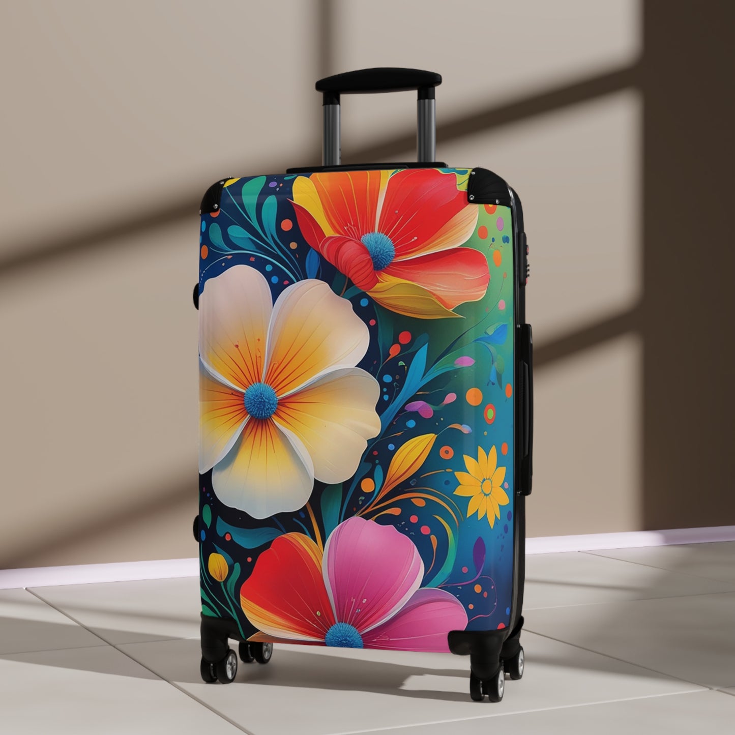 Nature Flowers Floral Spring Flowers Art Carry-On Suitcase - Stylish Luggage for Travelers