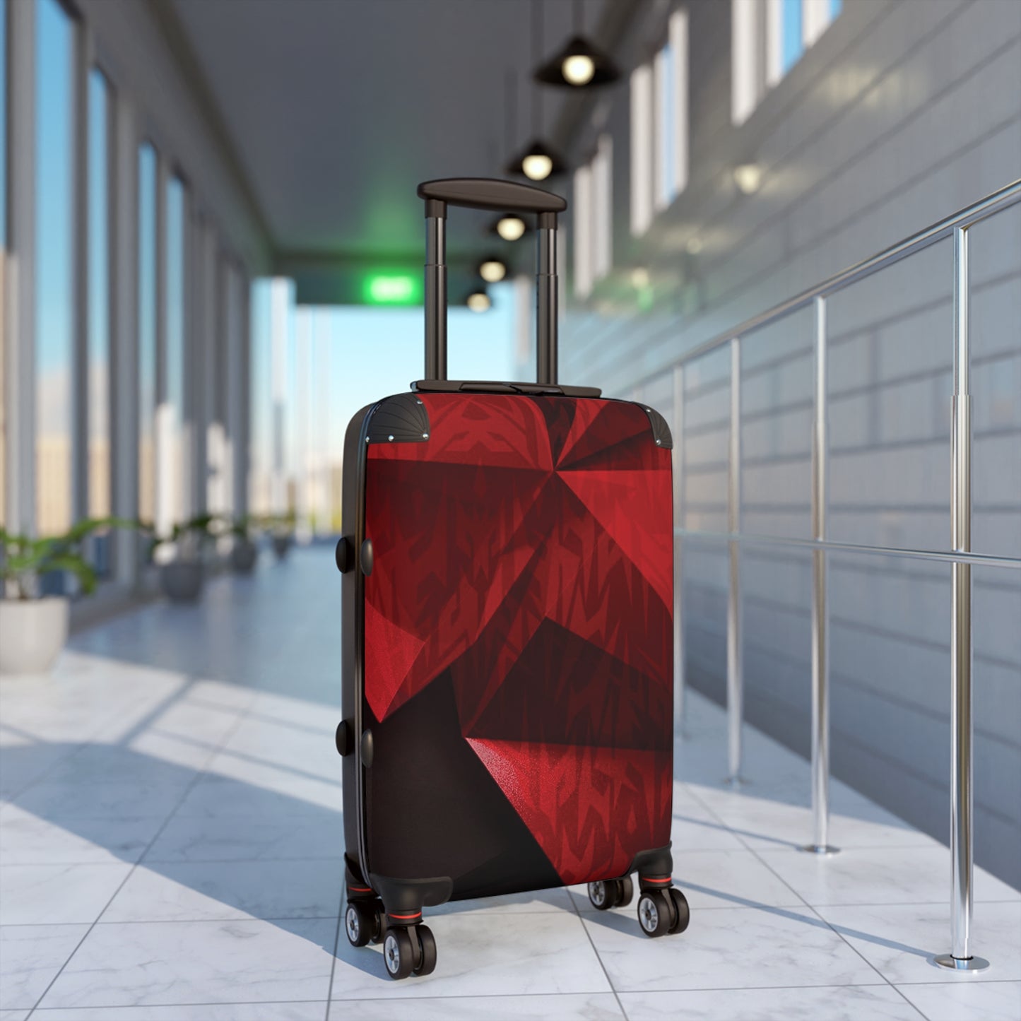 Abstract Predator Art Carry-On Suitcase - Stylish Luggage for Travelers