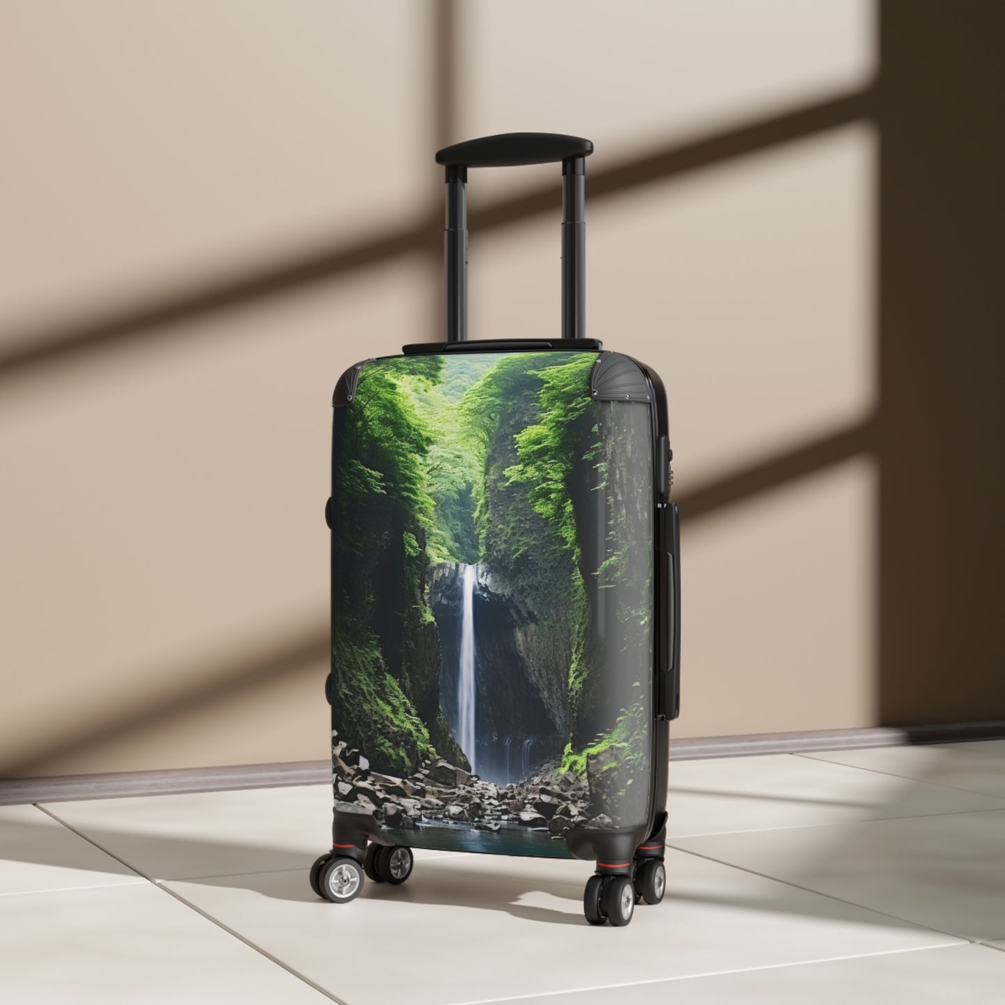 Nature Landscape Behind a Cayon Art Carry-On Suitcase - Stylish Luggage for Travelers