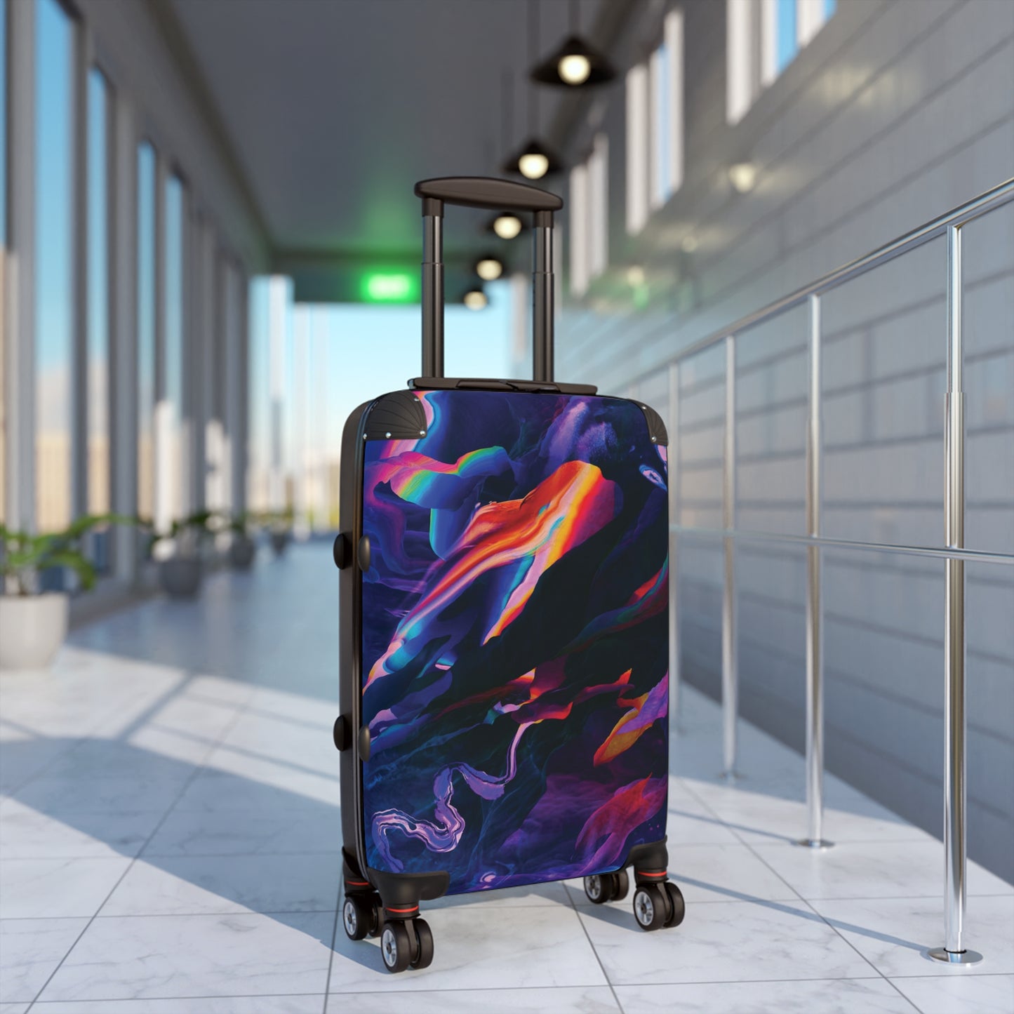 Abstract Colorful Abstract 1 Carry-On Suitcase - Stylish Luggage for Travelers