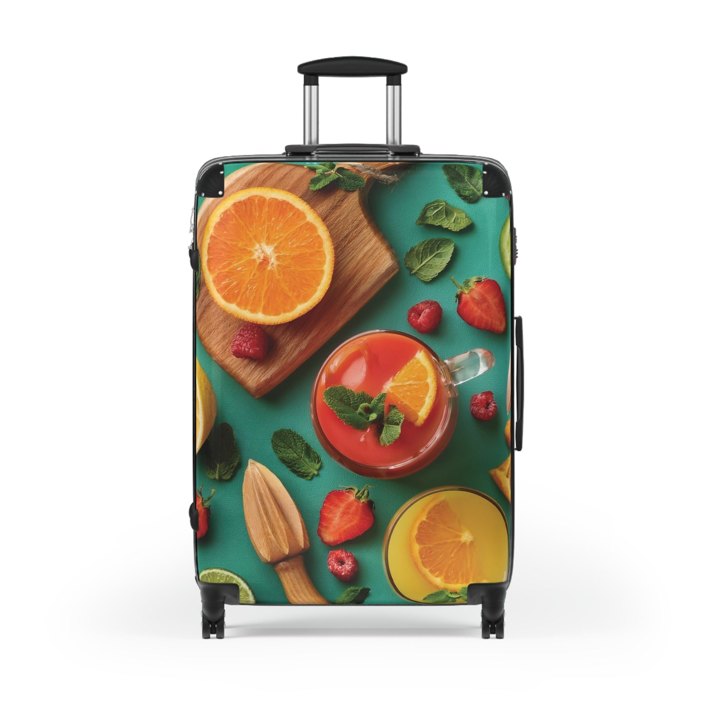 Nature Summer Fruit Drinks Carry-On Suitcase - Stylish Luggage for Travelers
