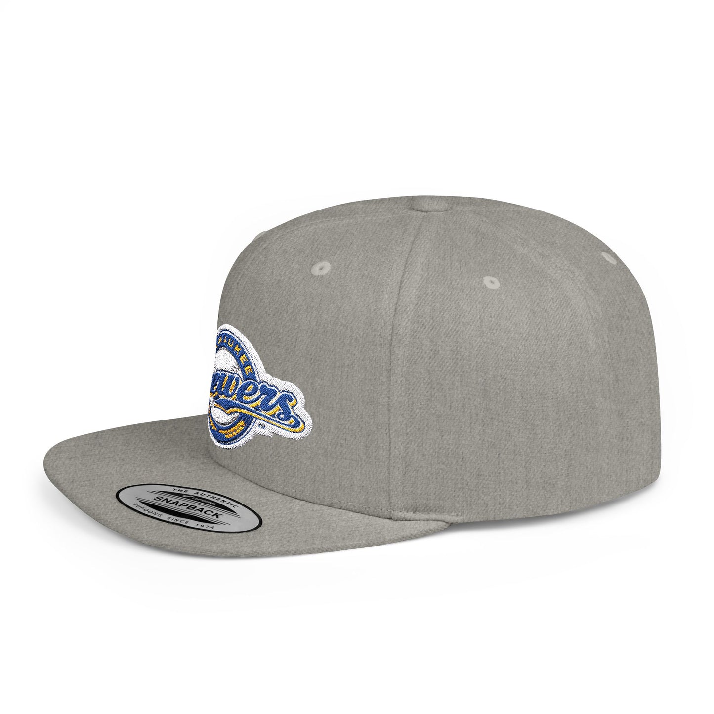 Milwaukee Brewers Brewers Baseball Flat Bill Snapback – Lightweight, Custom Fit, Premium Quality
