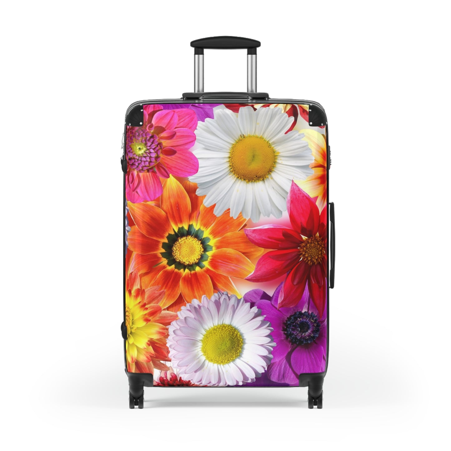 Nature Flowers Floral Daisy Art Carry-On Suitcase - Stylish Luggage for Travelers