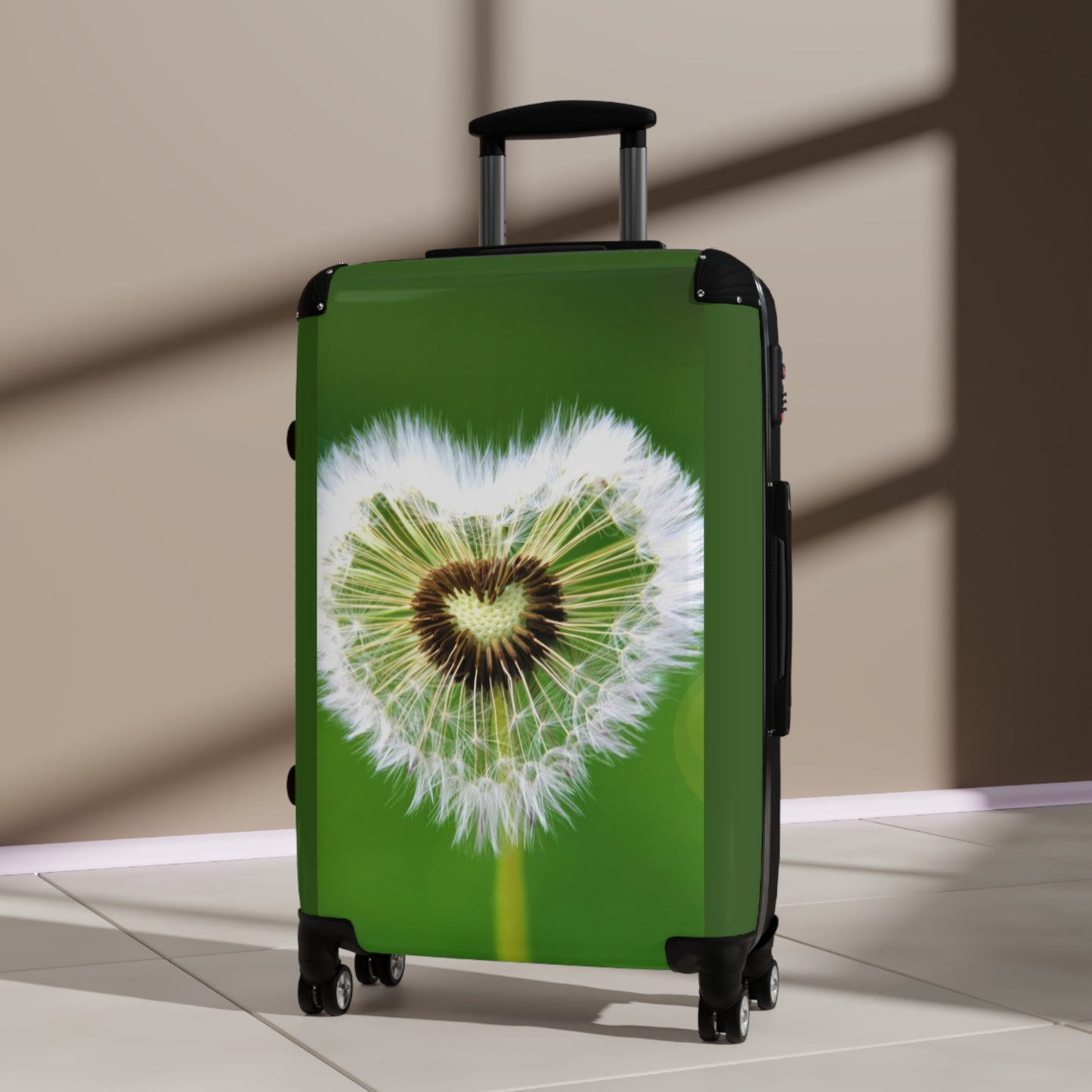 Love Heart Shape Art Carry-On Suitcase - Stylish Luggage for Travelers