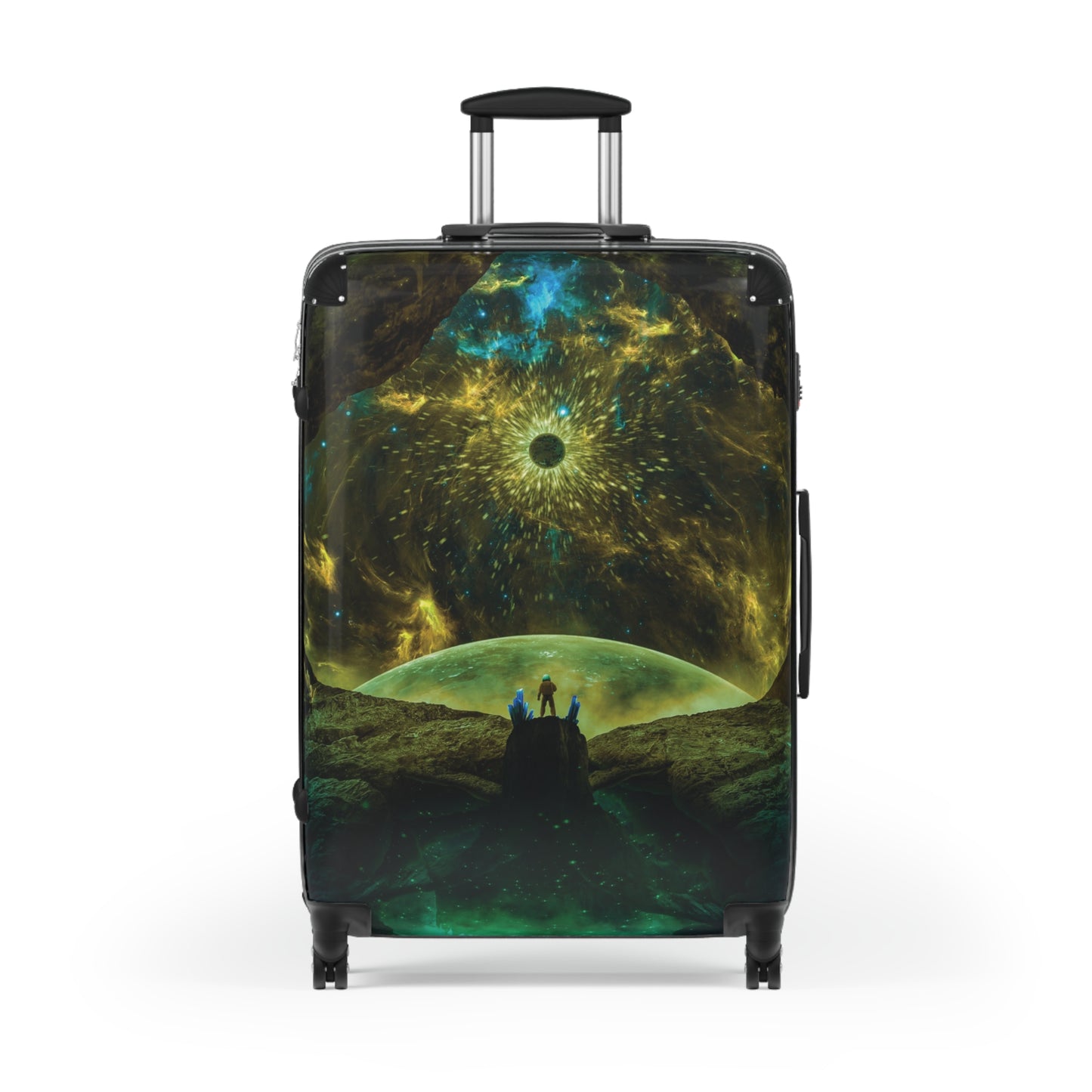 Art Astronaut Explorer Carry-On Suitcase - Stylish Luggage for Travelers