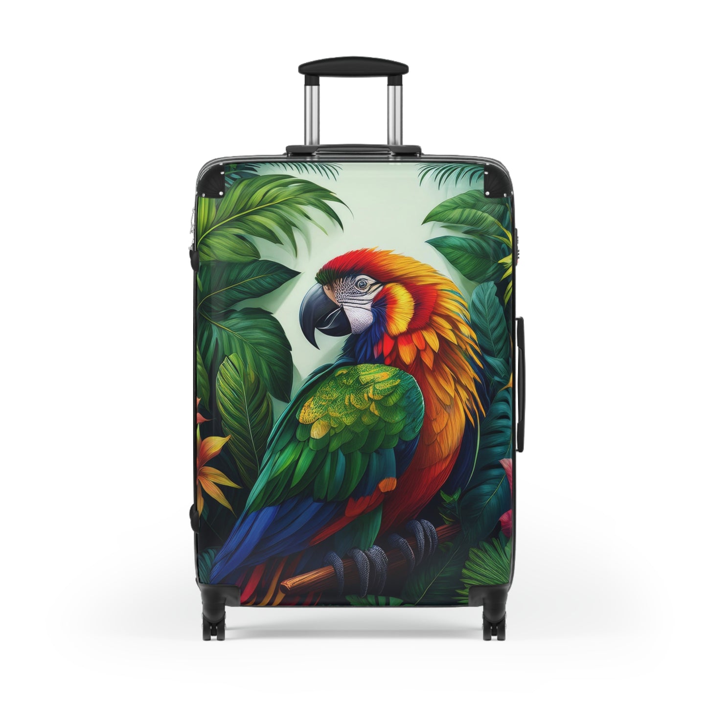 Animals Parrot Macaw Art Carry-On Suitcase - Stylish Luggage for Travelers