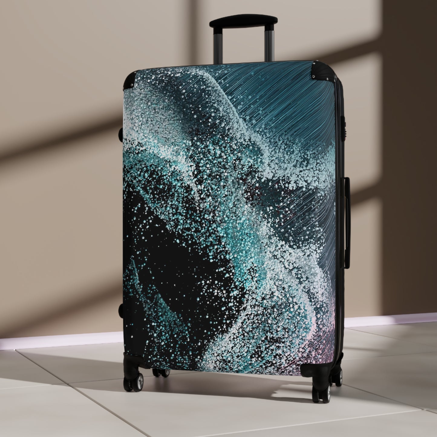Abstract Samsung Background Colorful Carry-On Suitcase - Stylish Luggage for Travelers