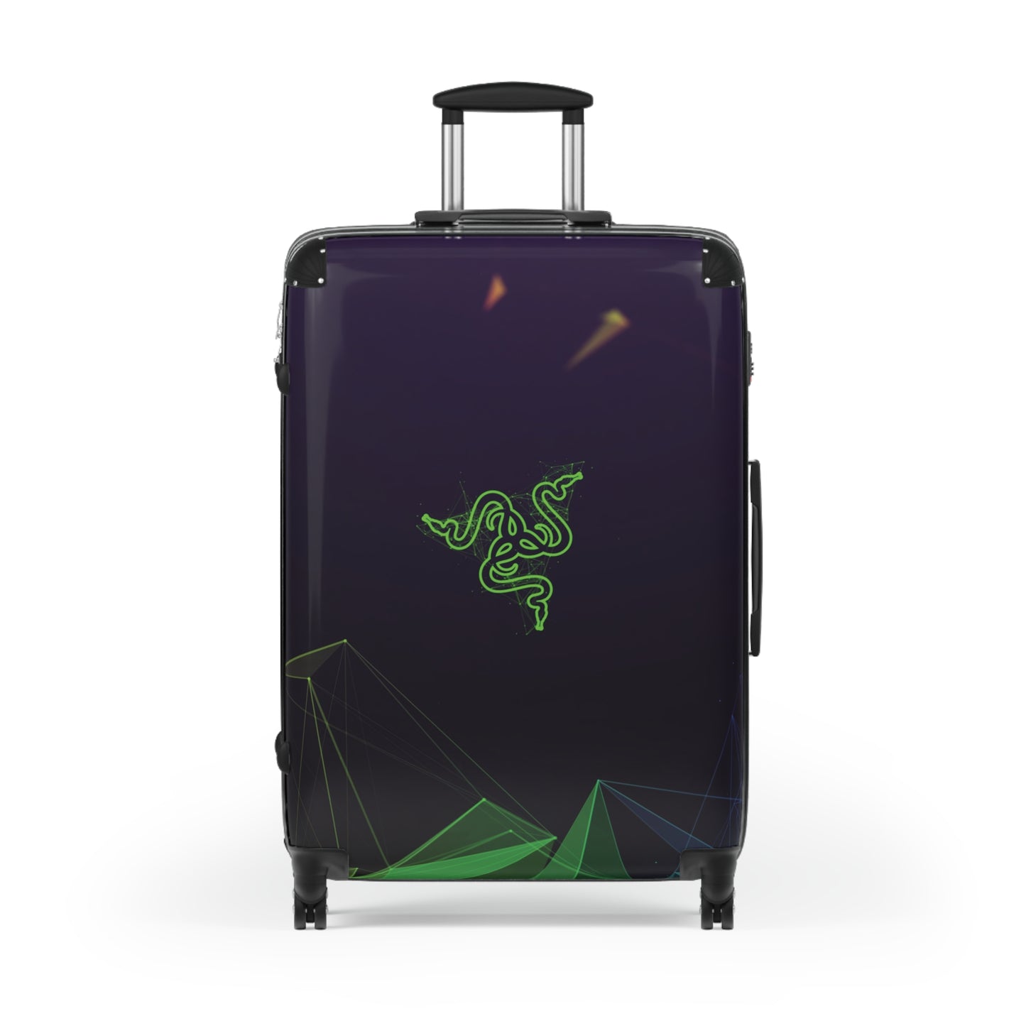 Abstract Razer Logo Art Carry-On Suitcase - Stylish Luggage for Travelers