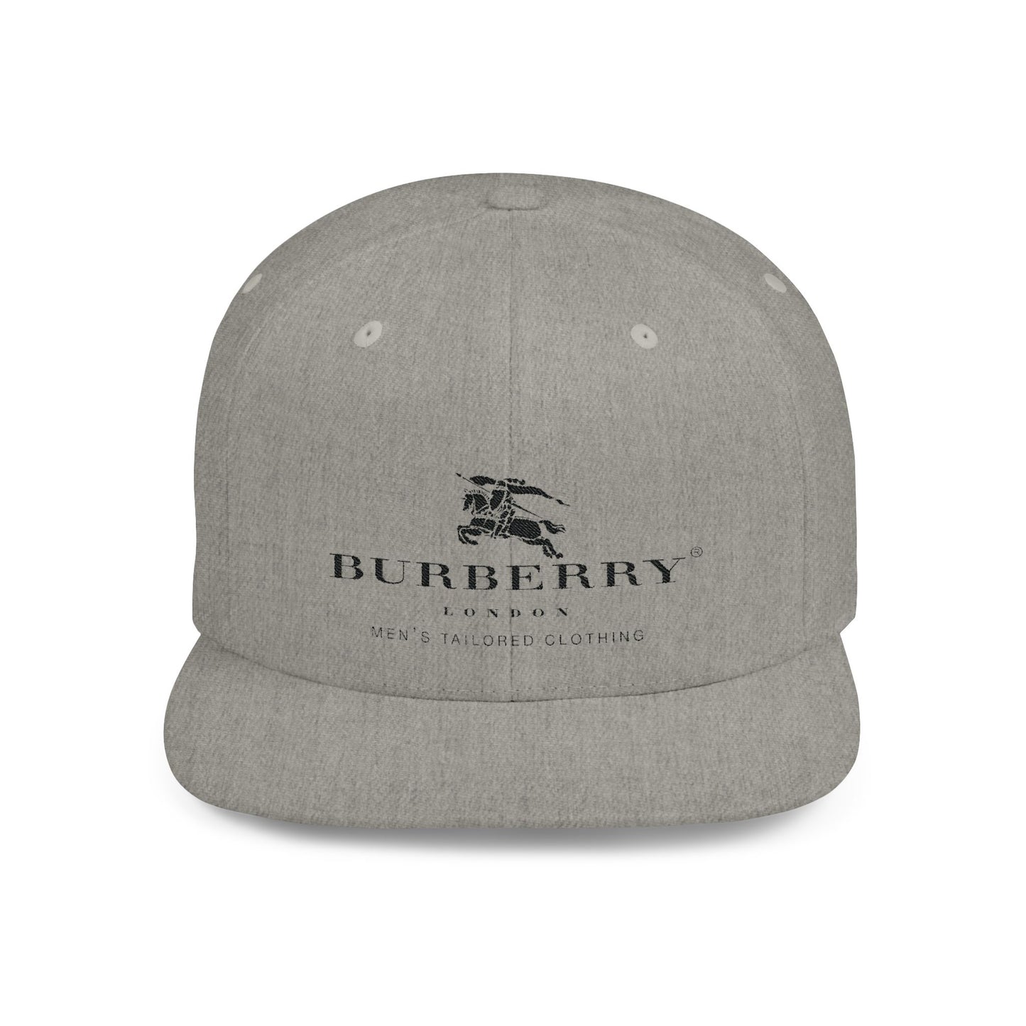 Burberry London Flat Bill Snapback – Lightweight, Custom Fit, Premium Quality