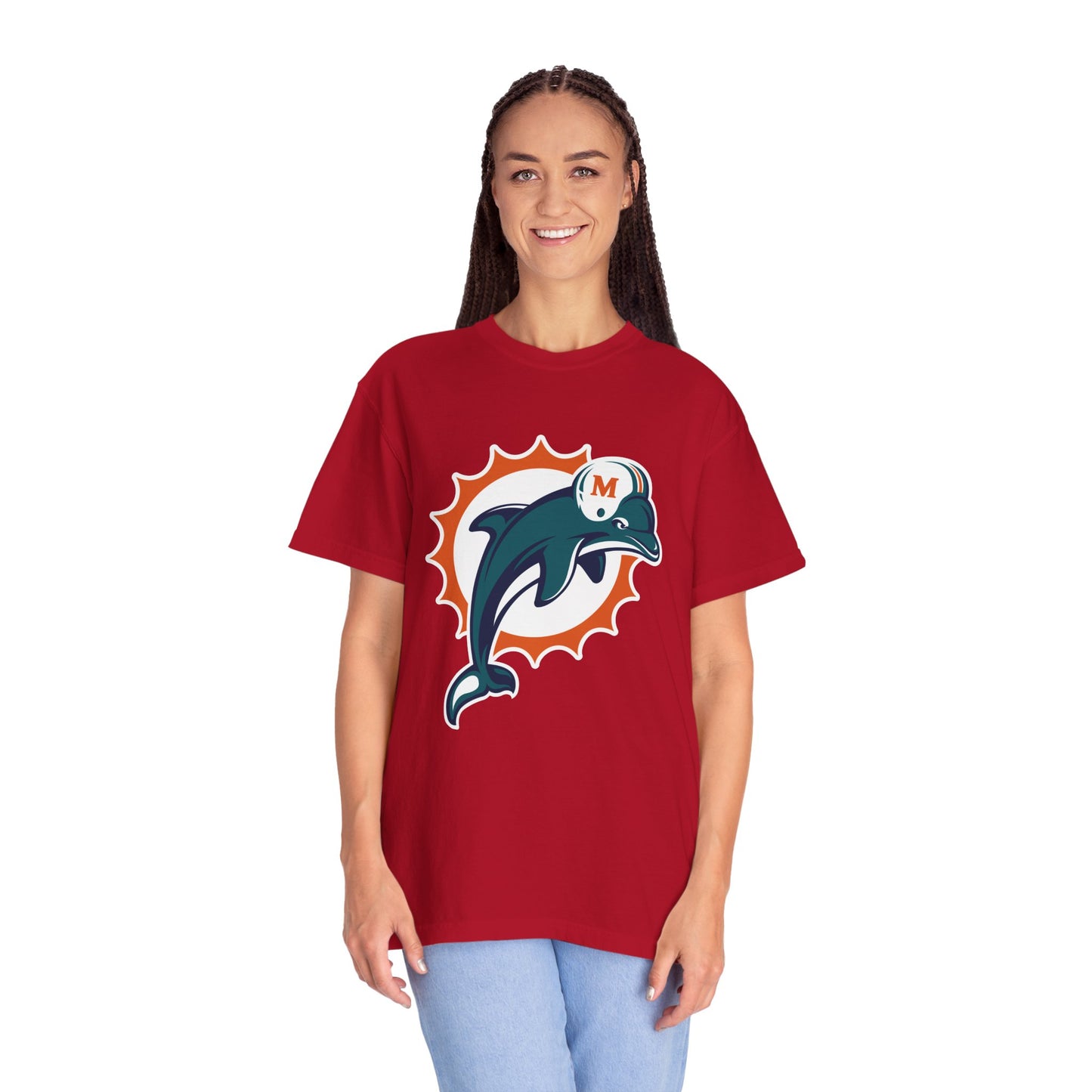 Miami Dolphins Gear Garment-Dyed T-Shirt – Premium Cotton Tee for Customization