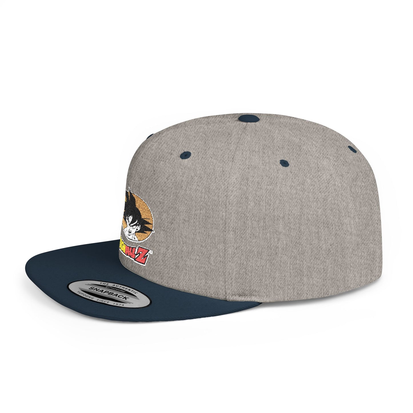 Dragon Ball Z Goku Flat Bill Snapback – Lightweight, Custom Fit, Premium Quality