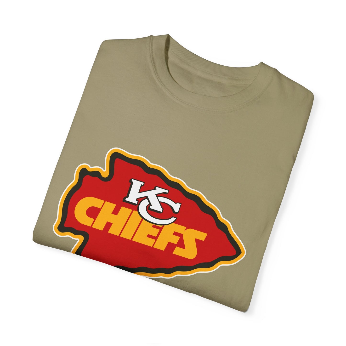 Kansas City Chiefs Apparel Garment-Dyed T-Shirt – Premium Cotton Tee for Customization