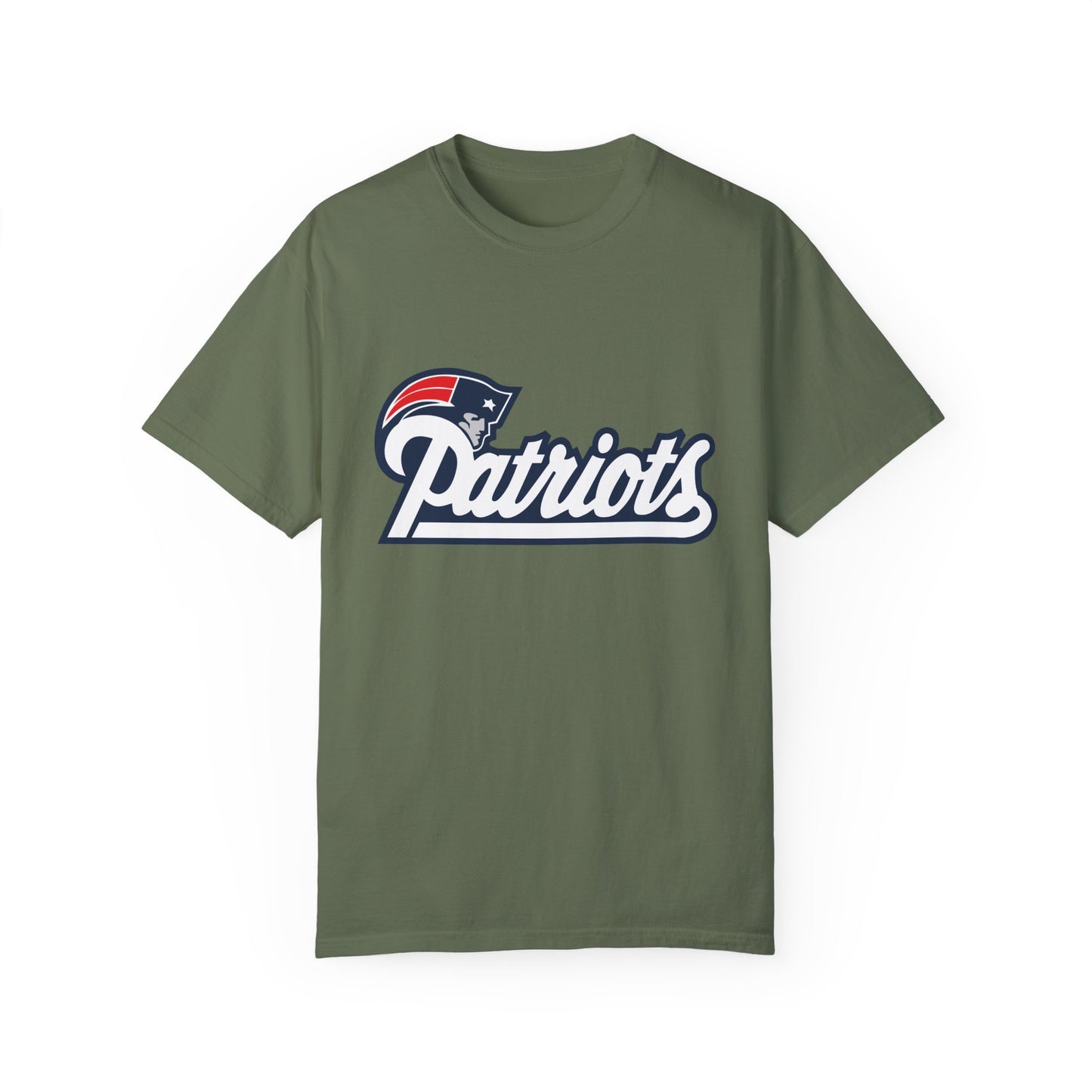 New England Patriots Fan Outfit Garment-Dyed T-Shirt – Premium Cotton Tee for Customization